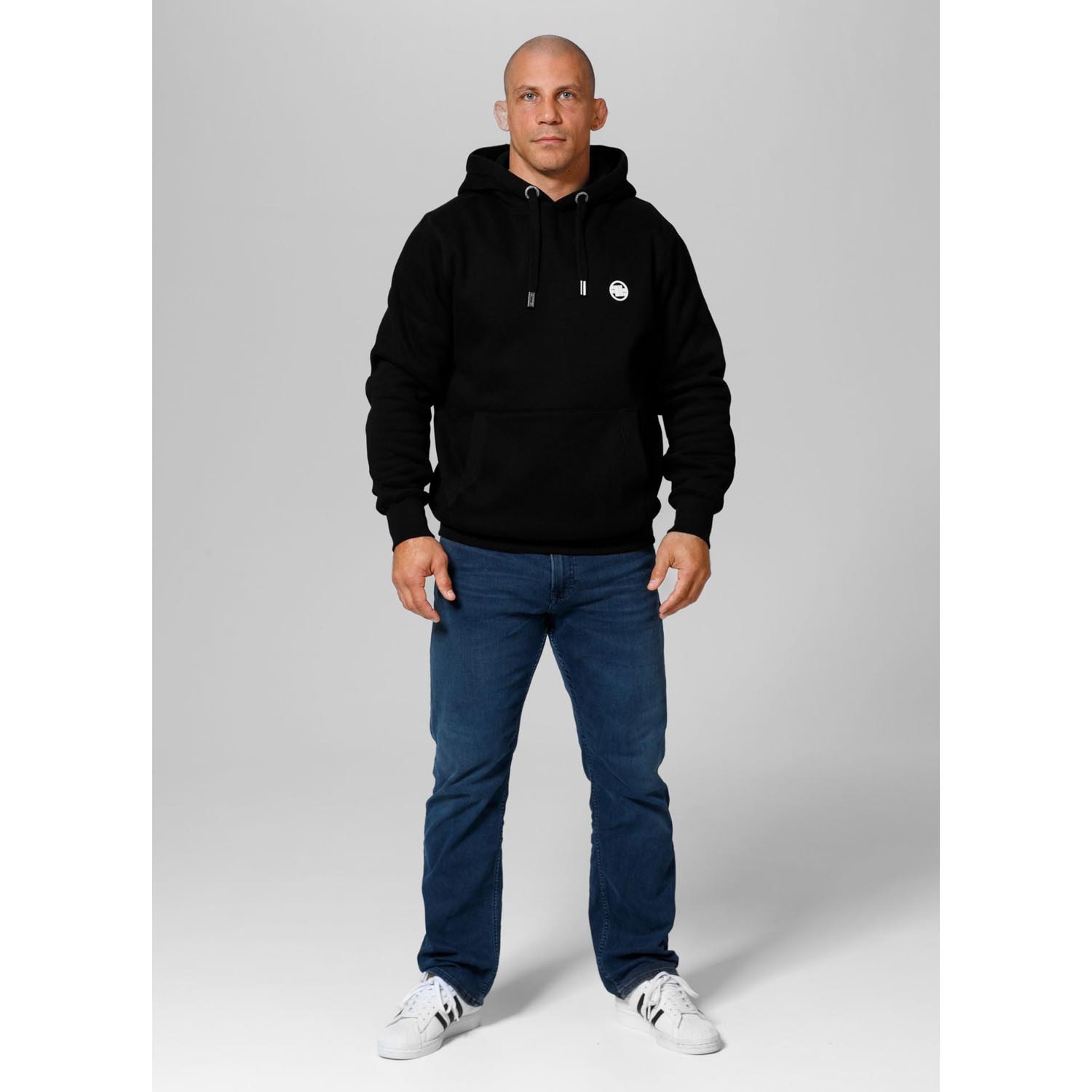 Pit Bull West Coast Hoody, Small Logo 21, schwarz, S