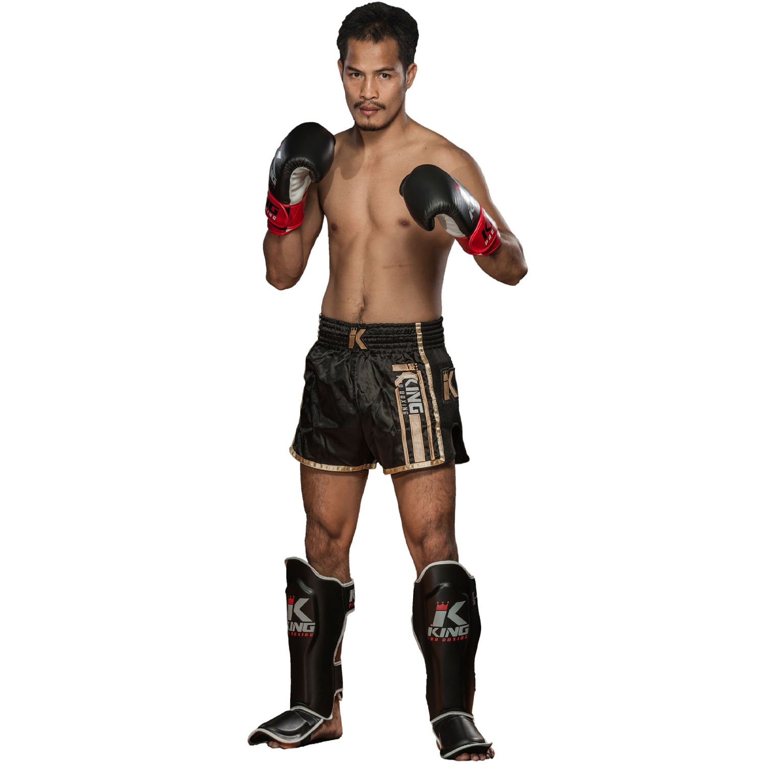 KING PRO BOXING Schienbeinschoner, SG1, schwarz, M