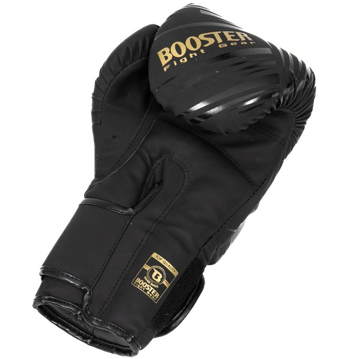 Booster Boxing Gloves, Alpha, black-gold 14 Oz