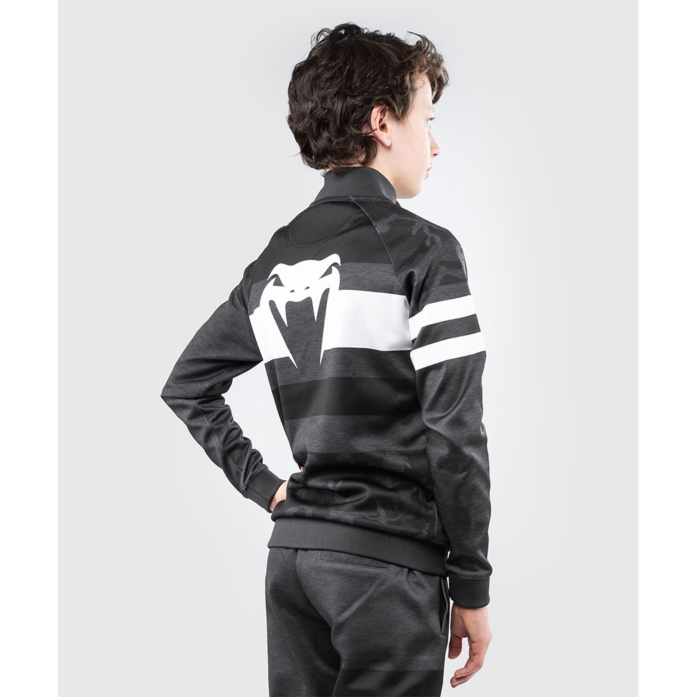 VENUM Training Jacket, Kids, Bandit, black-grey, 8 Y