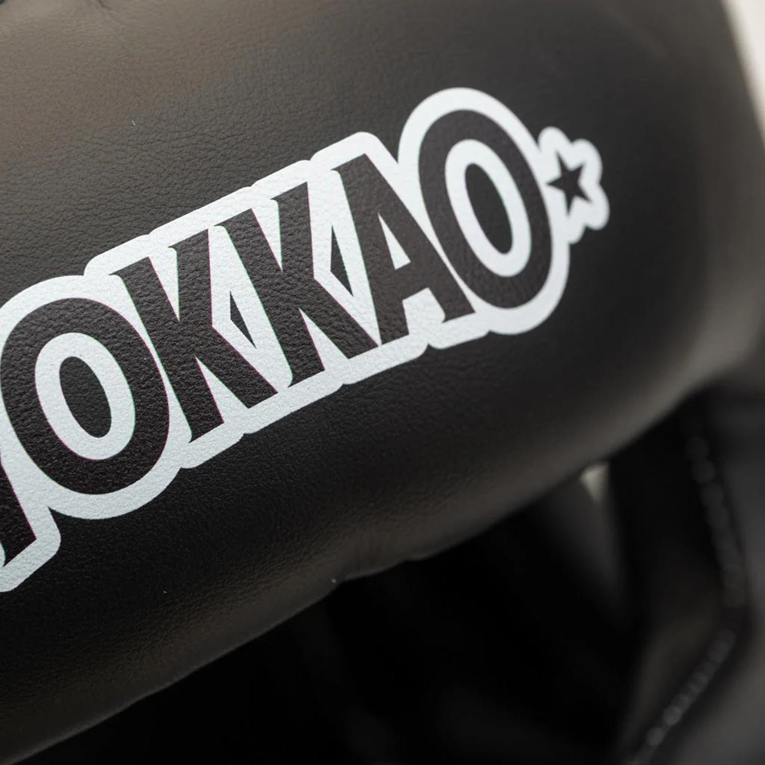 YOKKAO Head Guard, black-white, XL