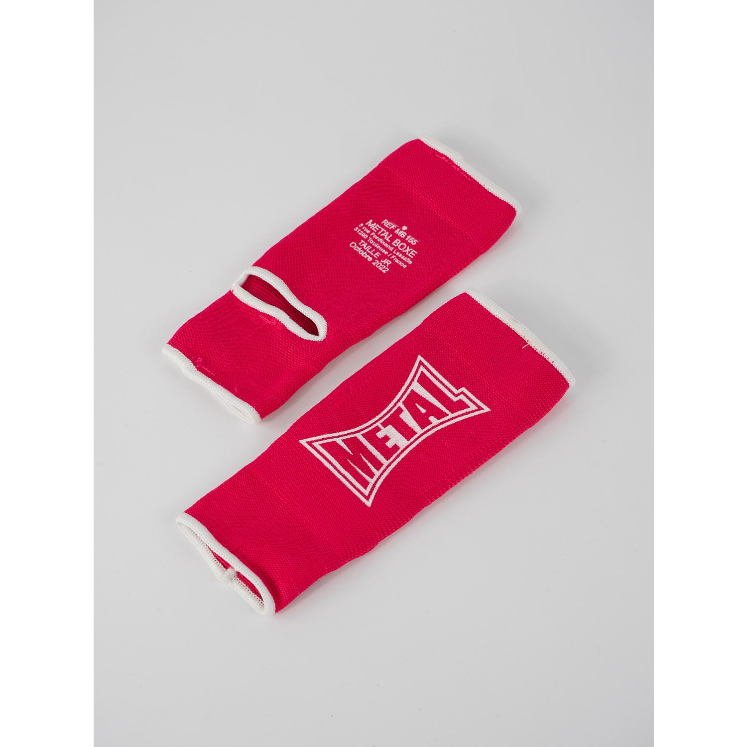 Metal Boxe Ankle Guards, Kids, pink
