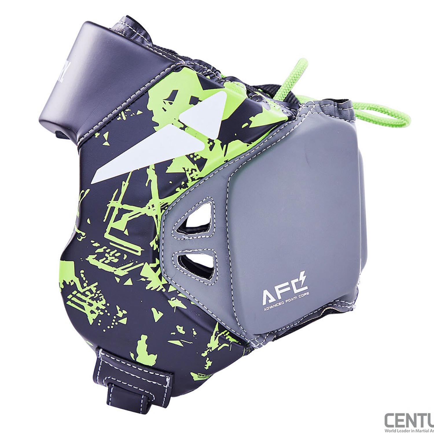 Century Head Guard, Kids, Brave Open Face, black-green, L/XL