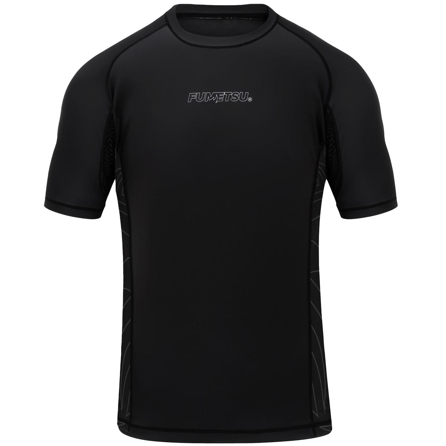 Fumetsu Rashguard, S/S, Icon, schwarz, L