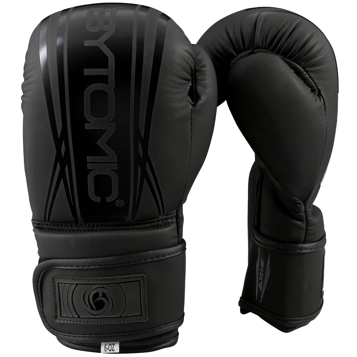 Bytomic Boxing Gloves, Kinder, Axis V2, black-black, 6 Oz
