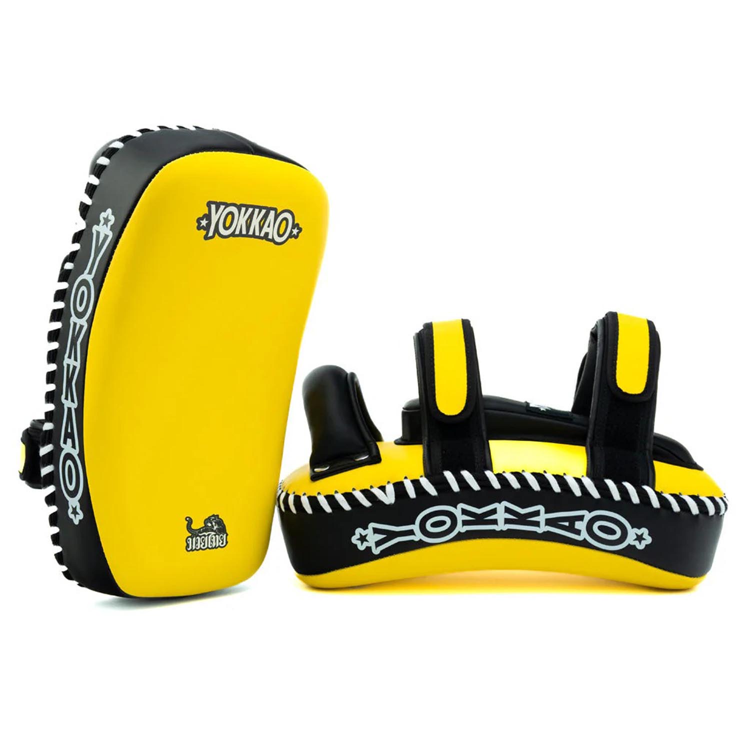 YOKKAO Thai Pads, KKCP-12, black-yellow