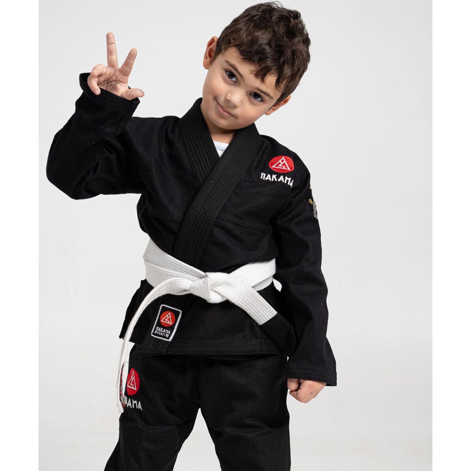 Nakama BJJ GI, Kids, Ryuu, schwarz, M0