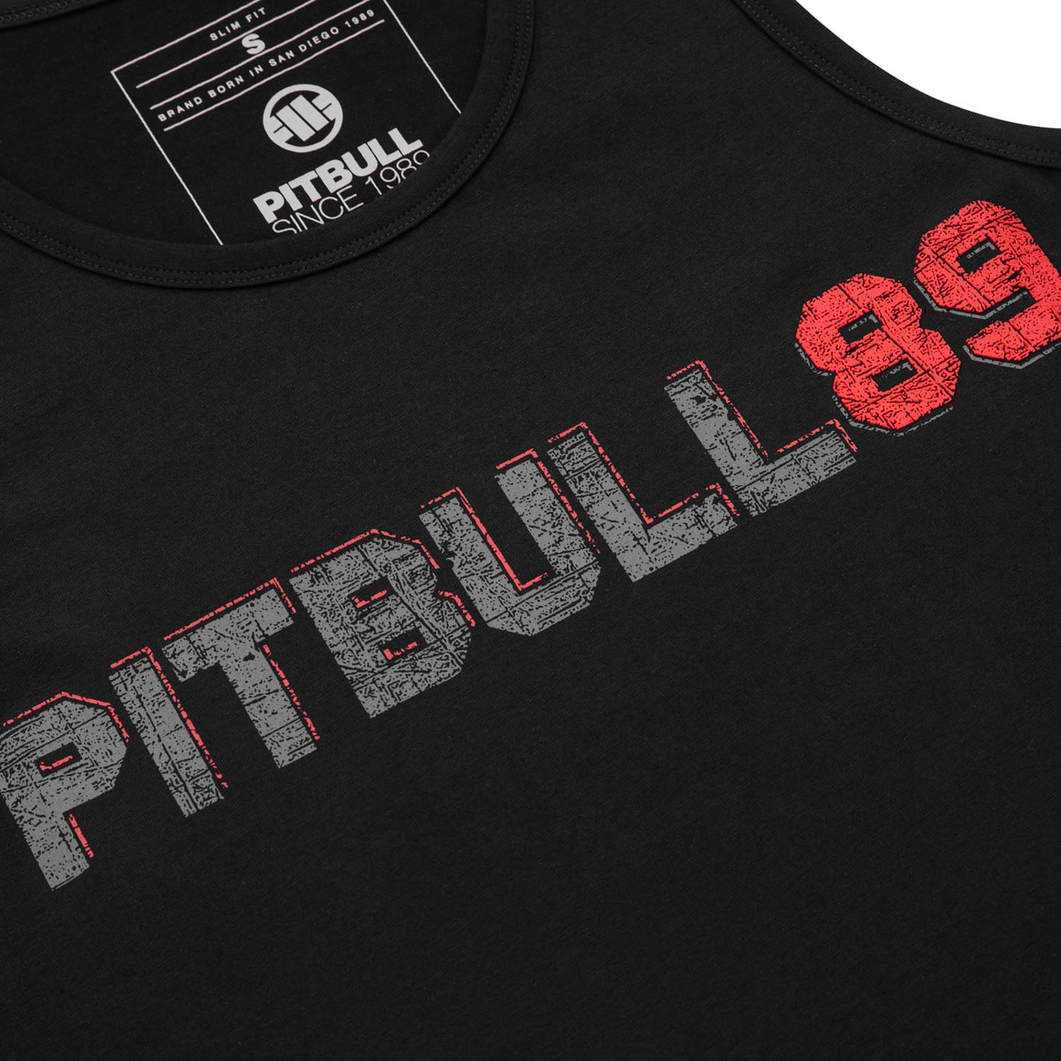 Pit Bull West Coast Tank Top, Dog 89, schwarz, S