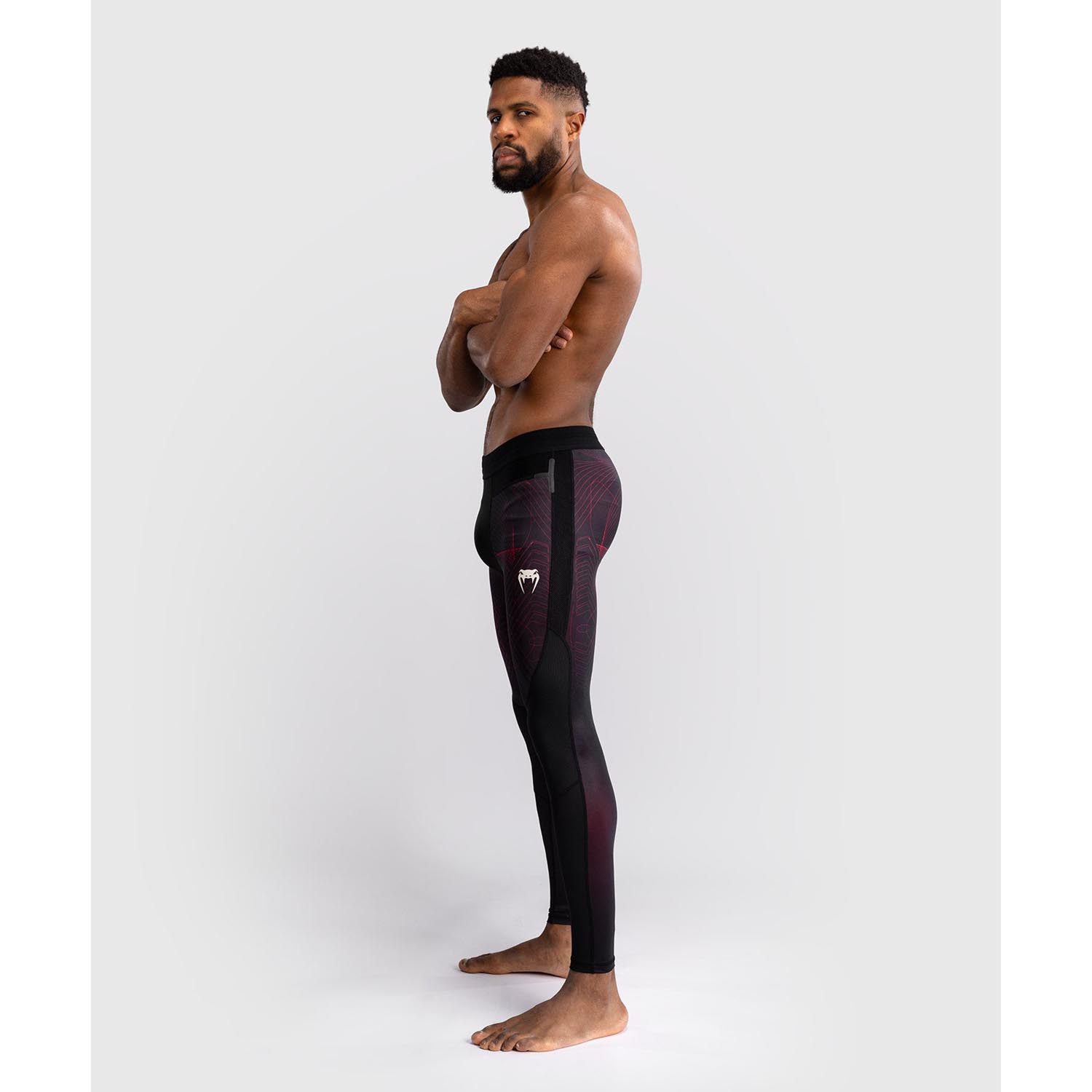 VENUM Compression Pants, G-Fit Air, black-red, XL