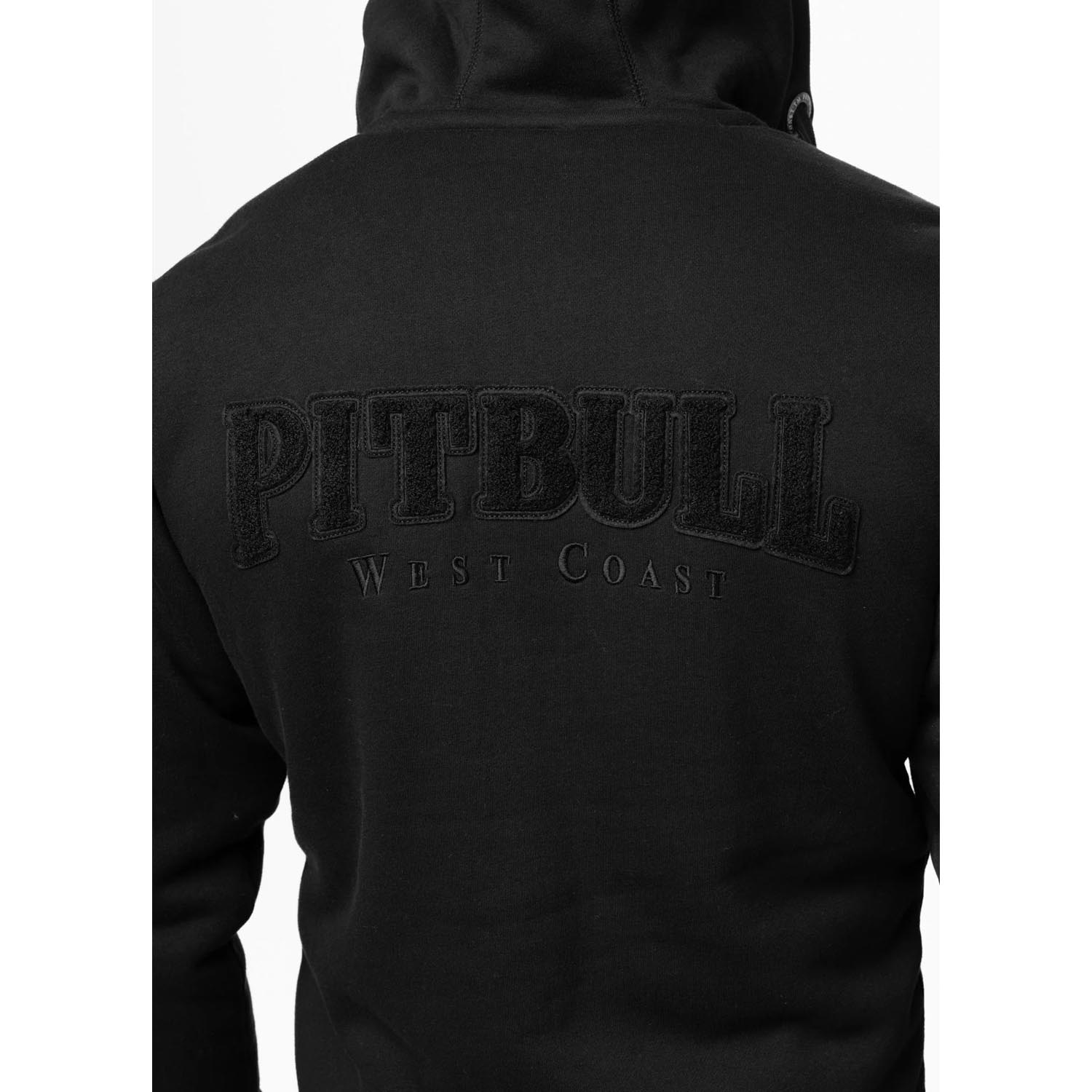Pit Bull West Coast Zip Hoody, Ruffin Detroit, black, XXXL