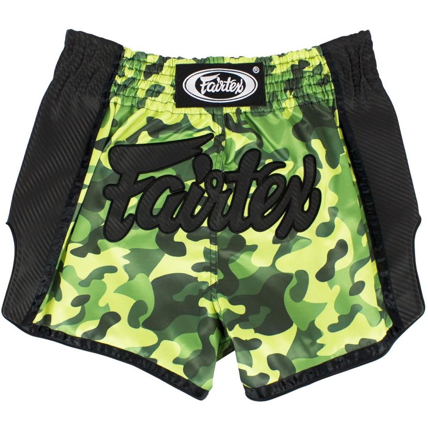 Fairtex Muay Thai Shorts, BS1710, camo-green, L