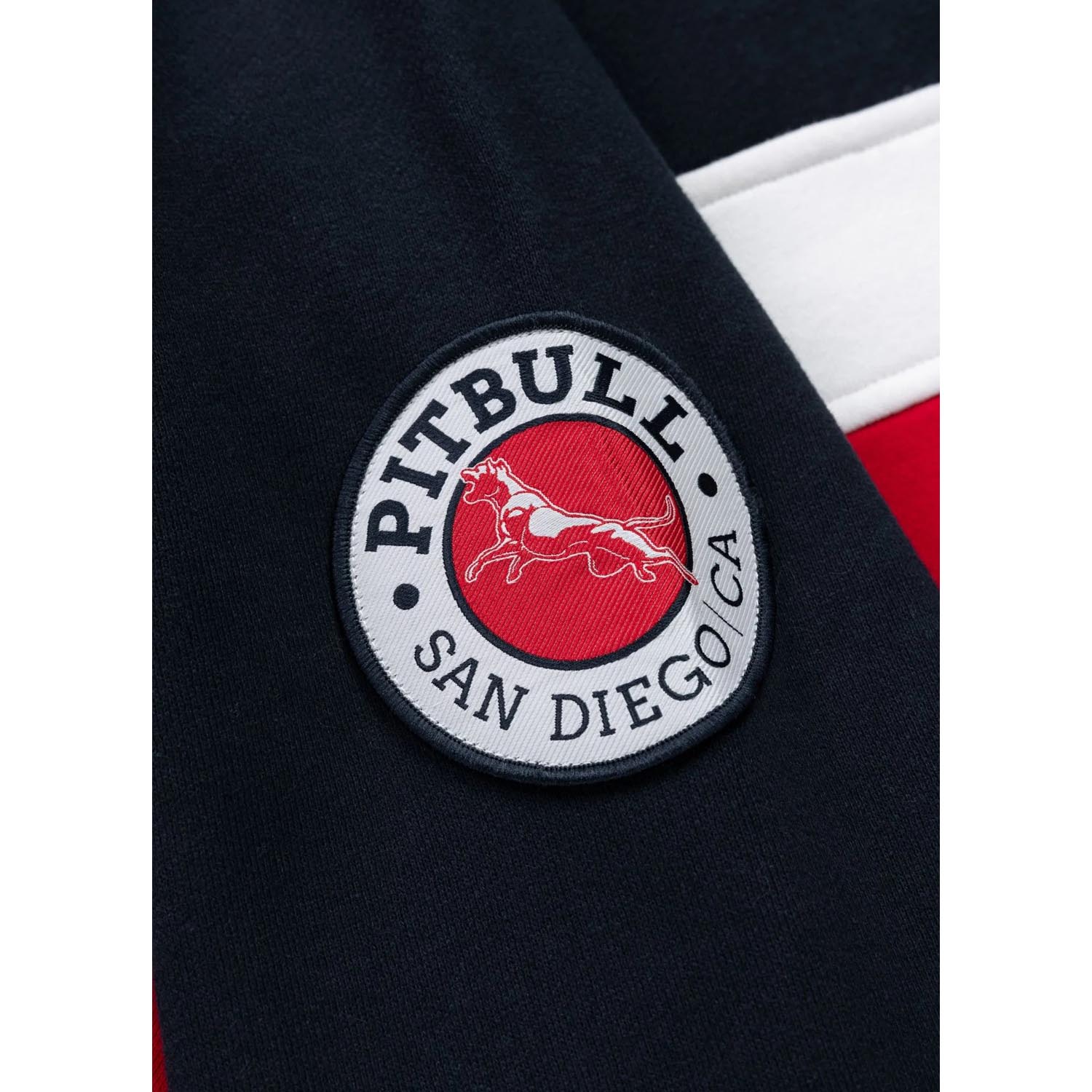 Pit Bull West Coast Hoody, Gibson, navy-red, XXXL