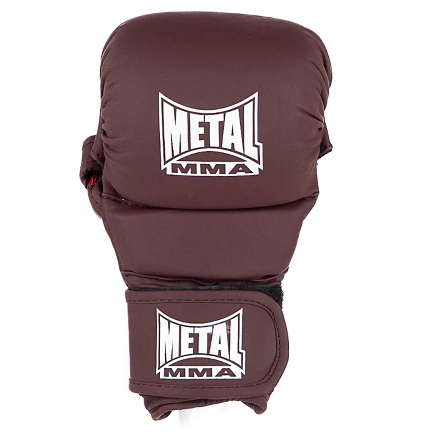 Metal Boxe MMA Sparring Gloves, The Shell, wine red, XL
