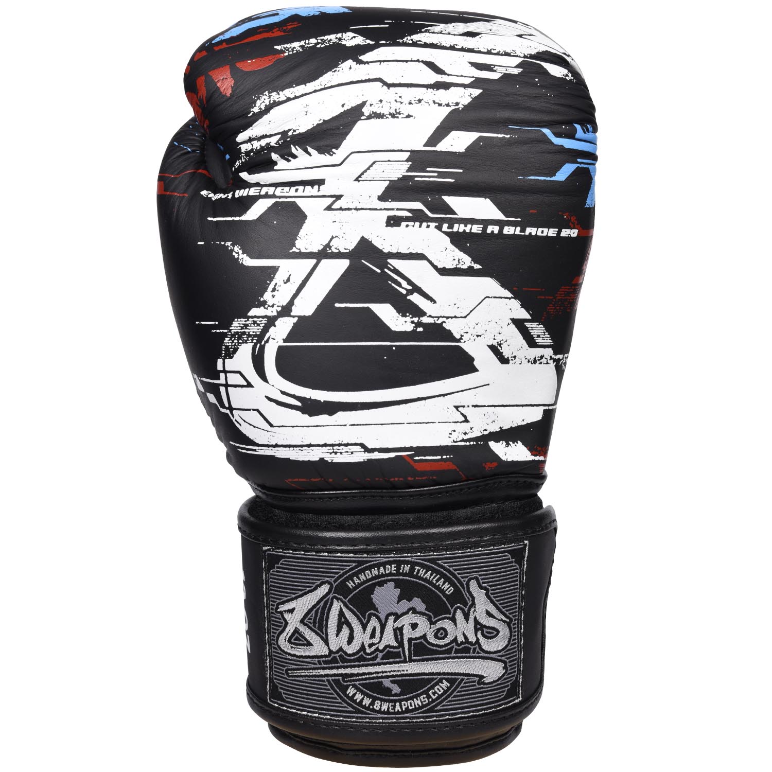 8 WEAPONS Boxing Gloves, Cut Like A Blade 2.0, black, 16 Oz