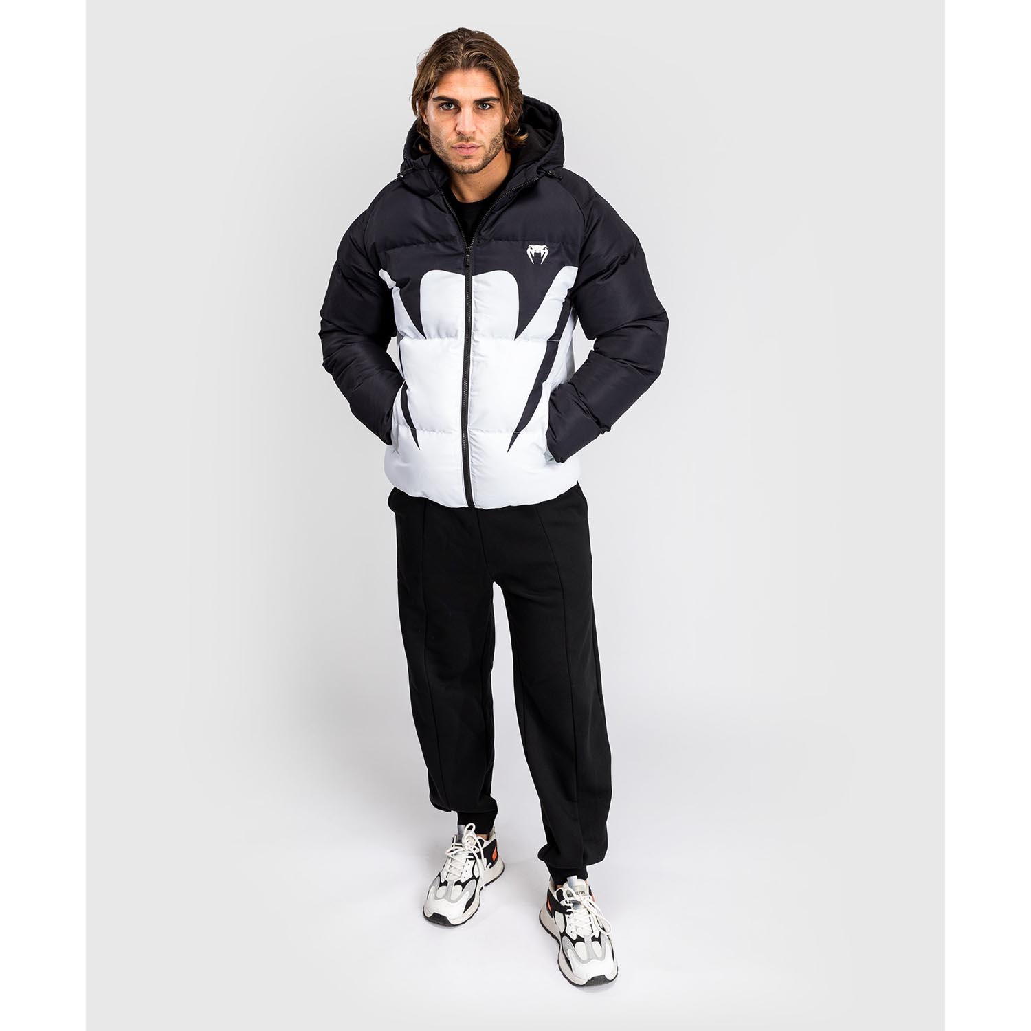 VENUM Down Jacket, Attack, black-white, S
