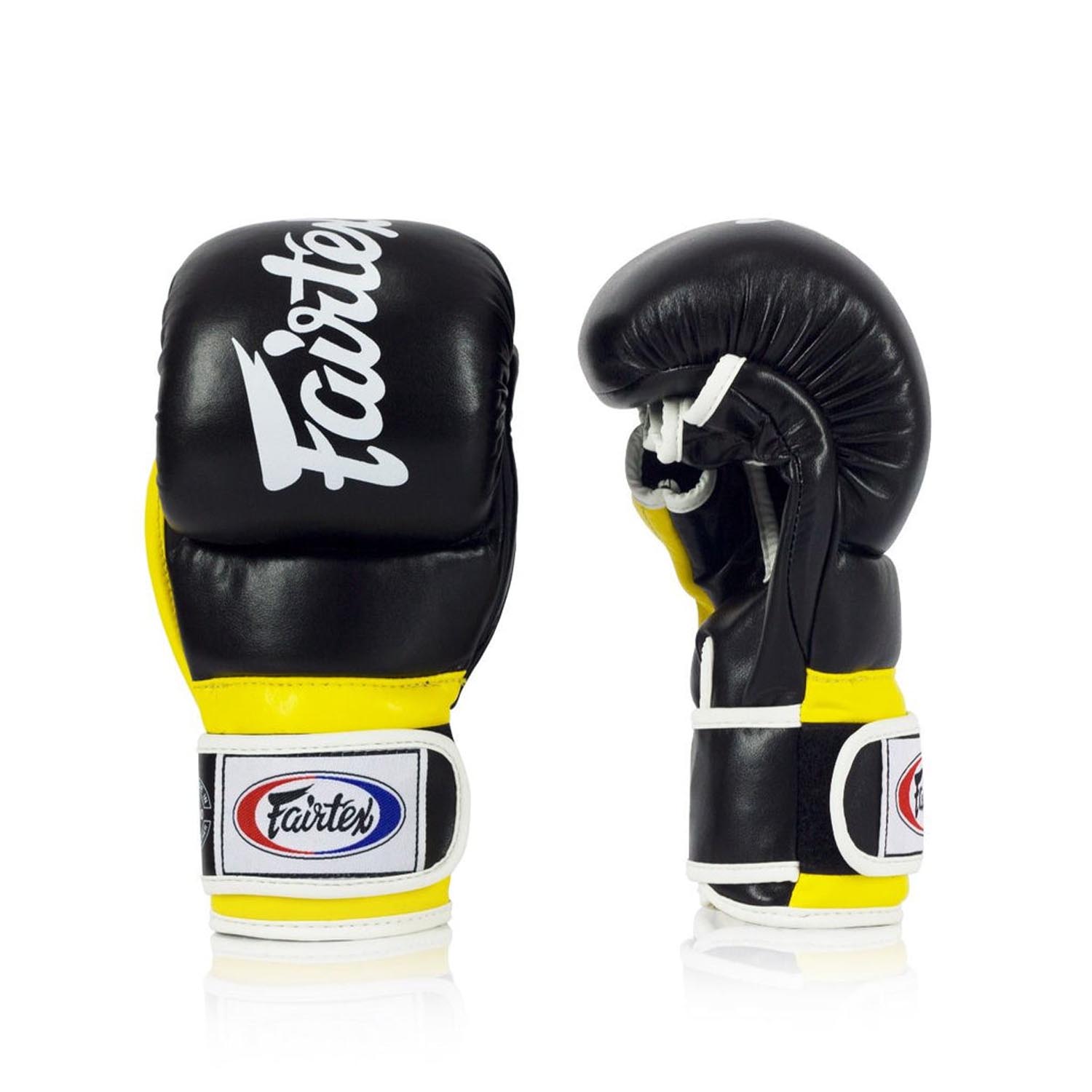 Fairtex MMA Sparring Handschuhe, FGV18, schwarz-gelb, XL