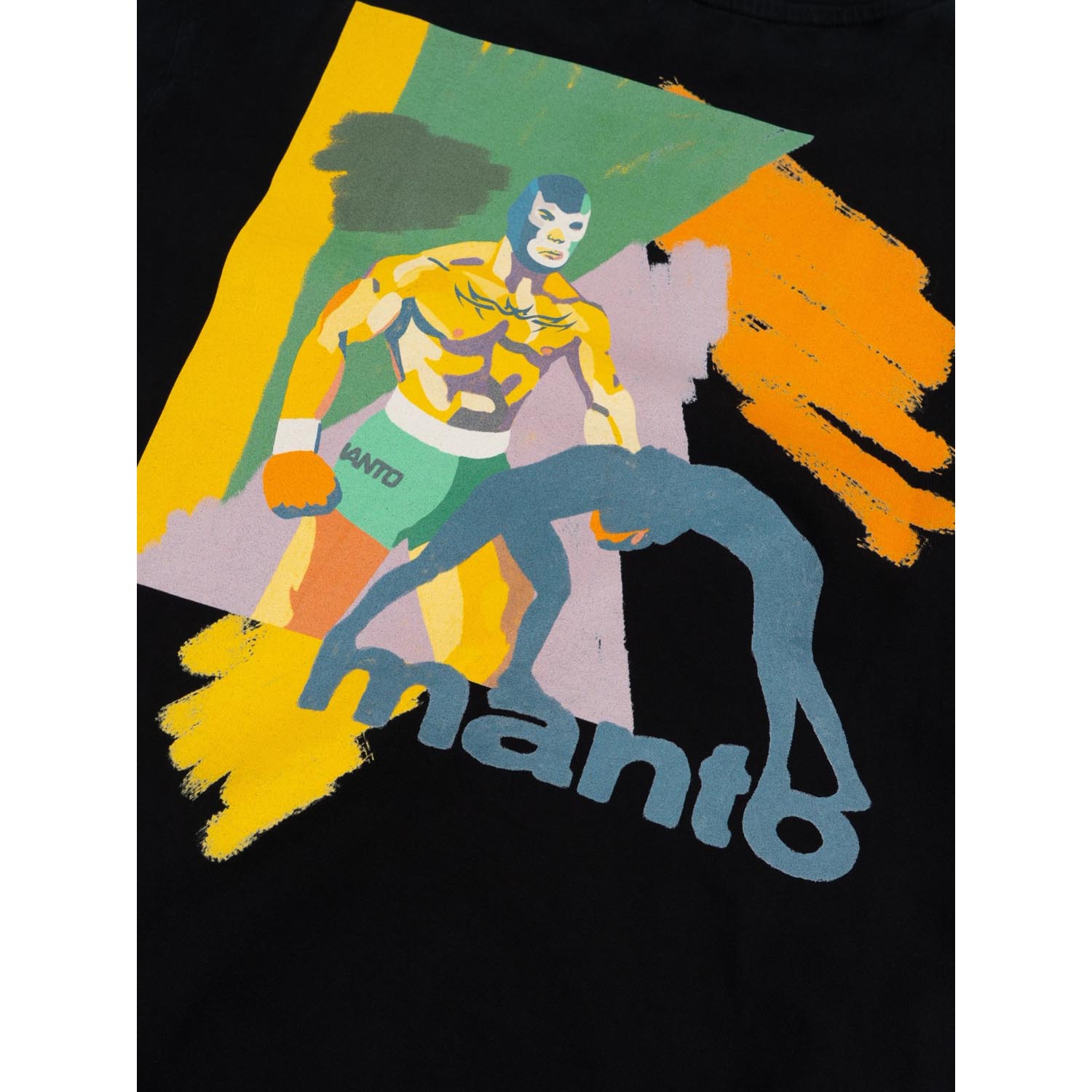MANTO T-Shirt, Luchador, black, XXL
