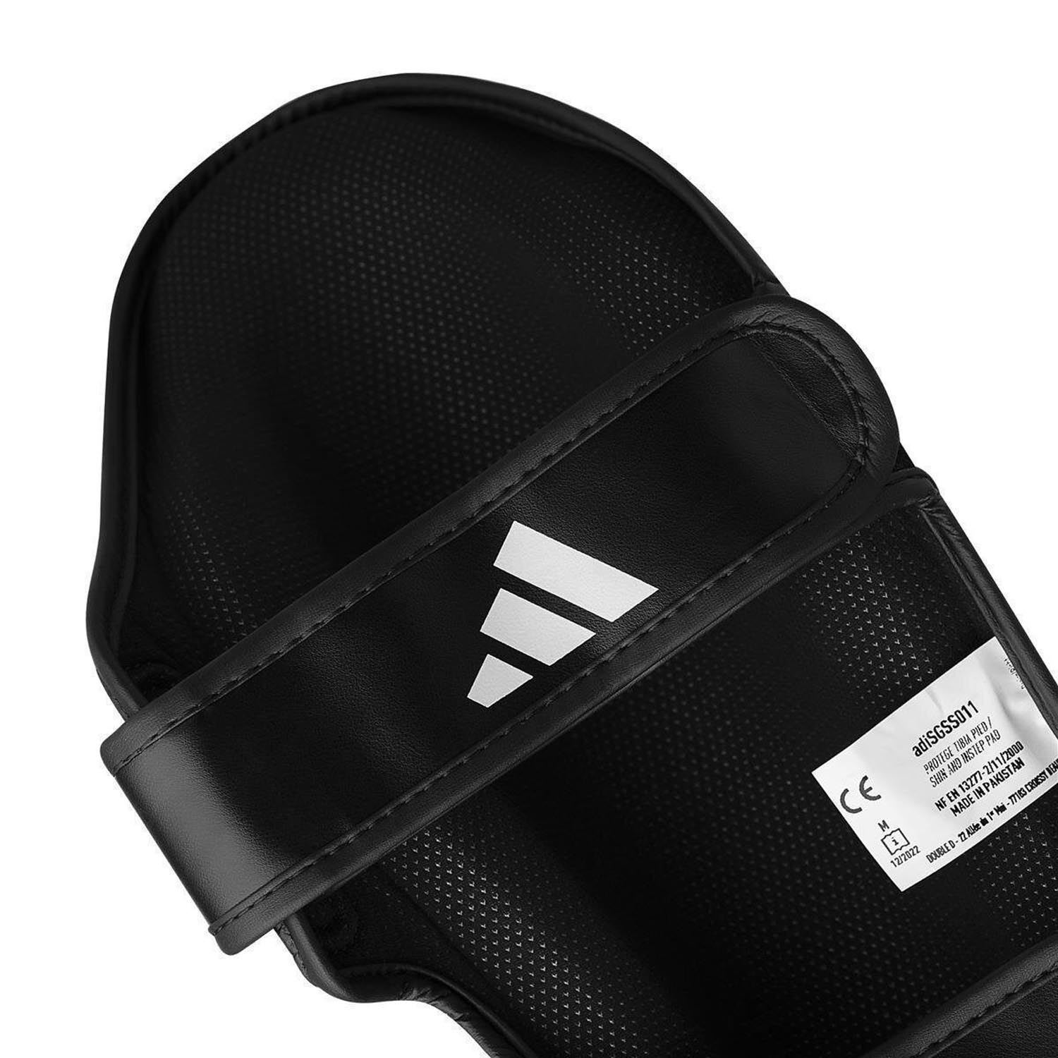 adidas Shin Guard, Thai, black-white, XL
