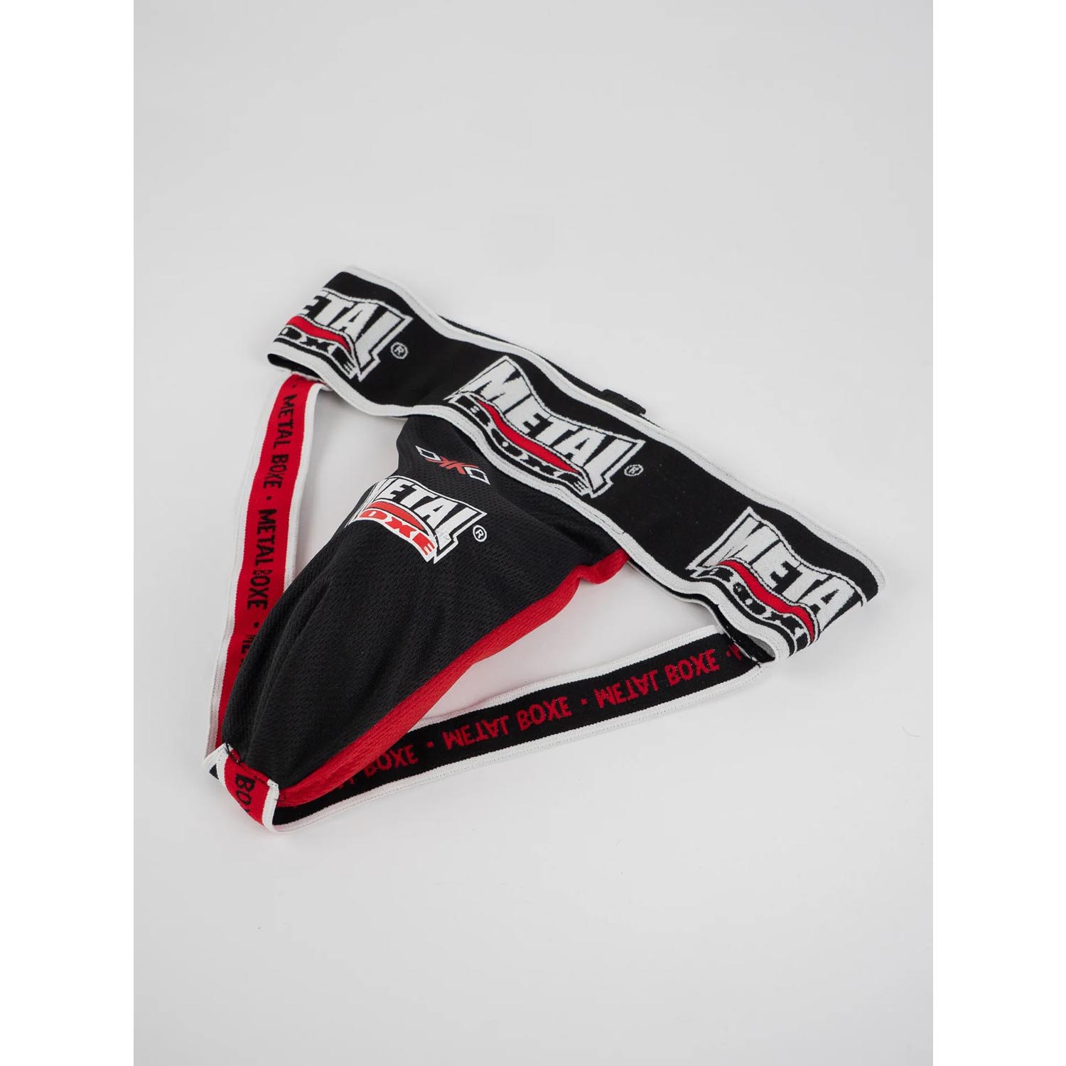 Metal Boxe Groinguard, OKO, Senior, black, XL
