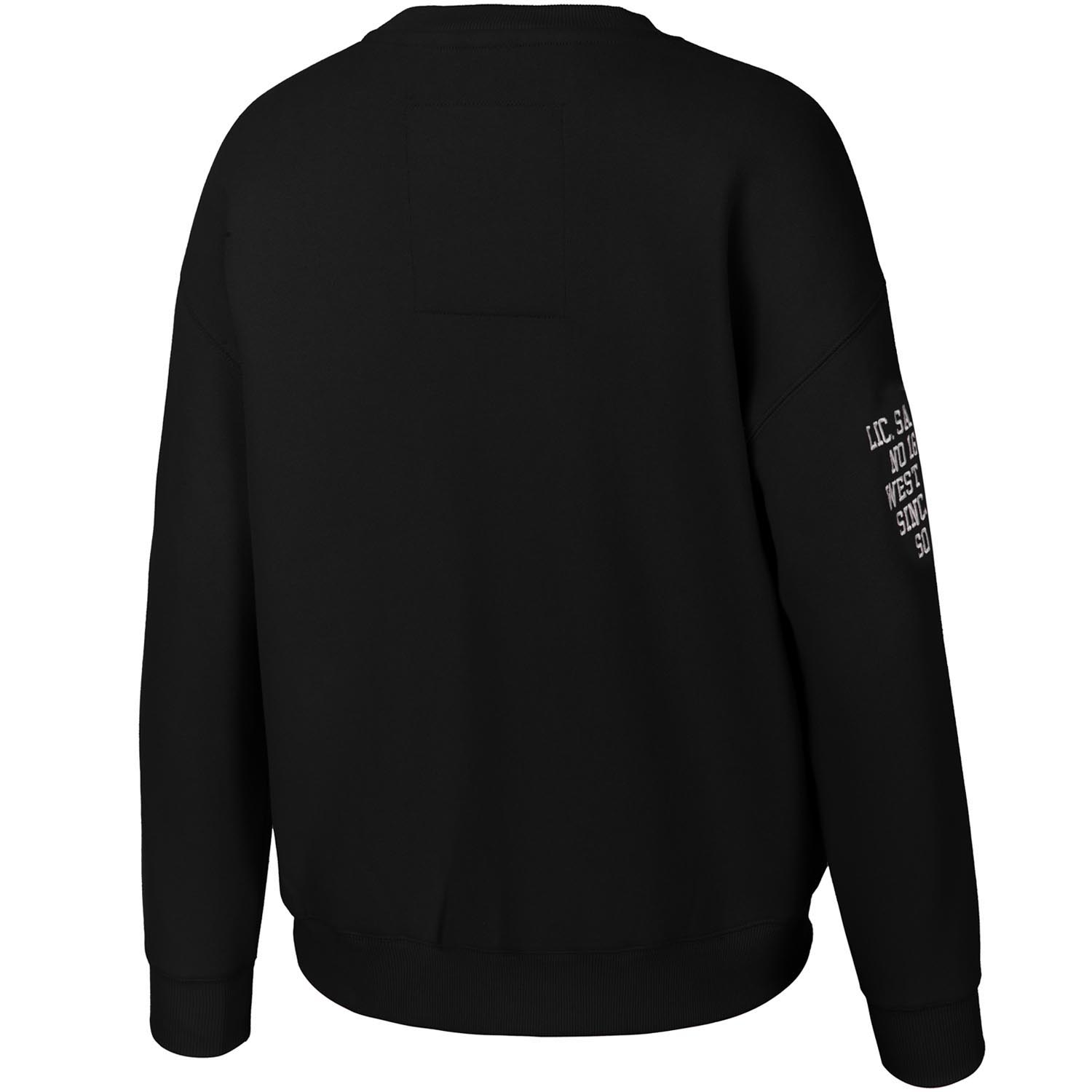 Pit Bull West Coast Crewneck, Women, Tyrian, black, M