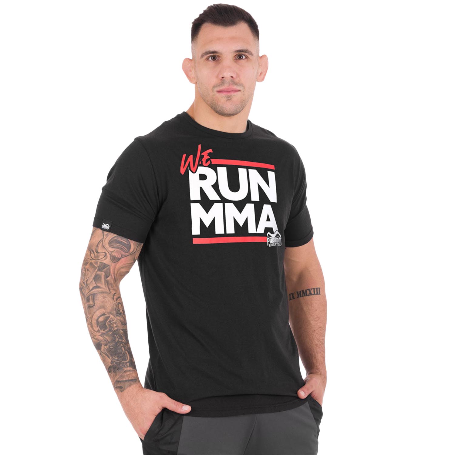 Phantom Athletics T-Shirt, We Run MMA, schwarz, XXL