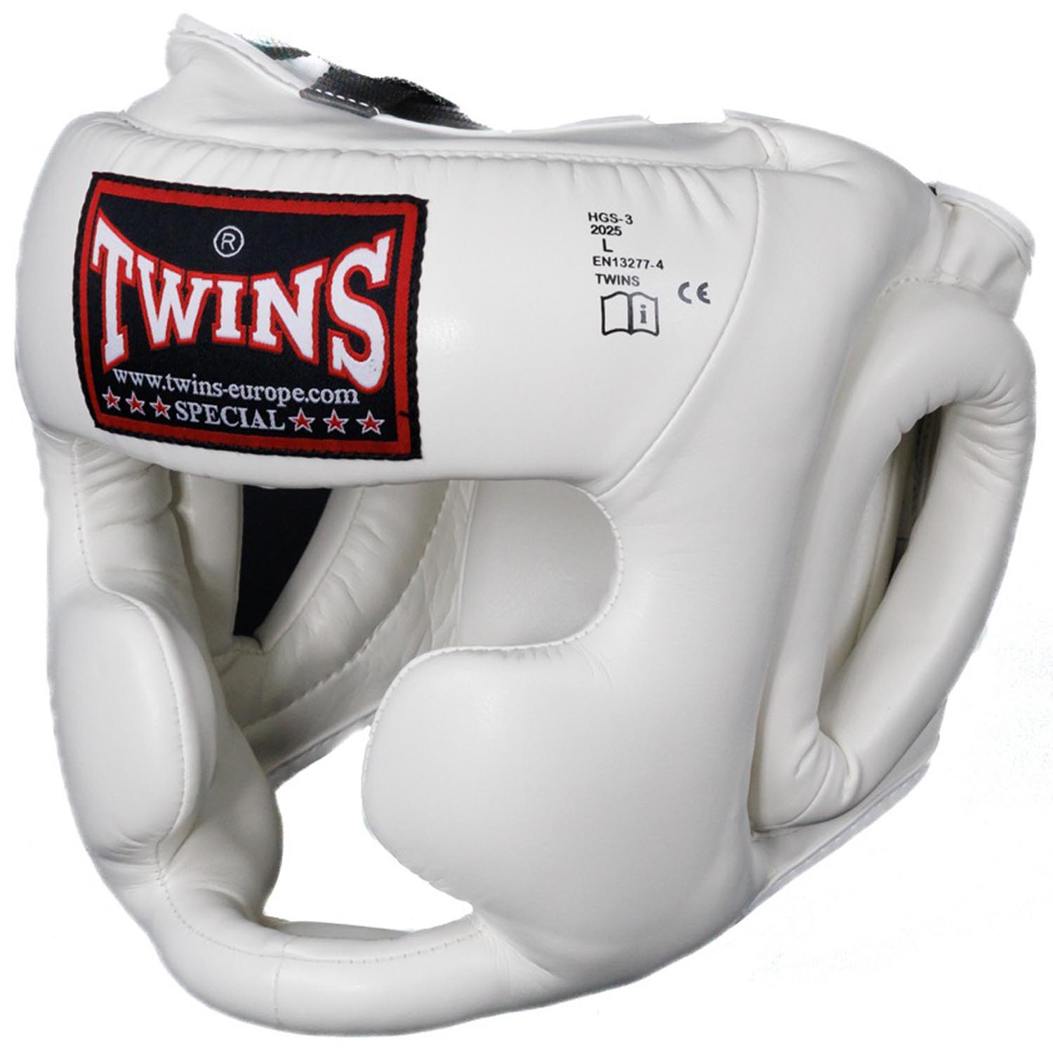 TWINS Special Headguard, Skintex, HGL-3, white