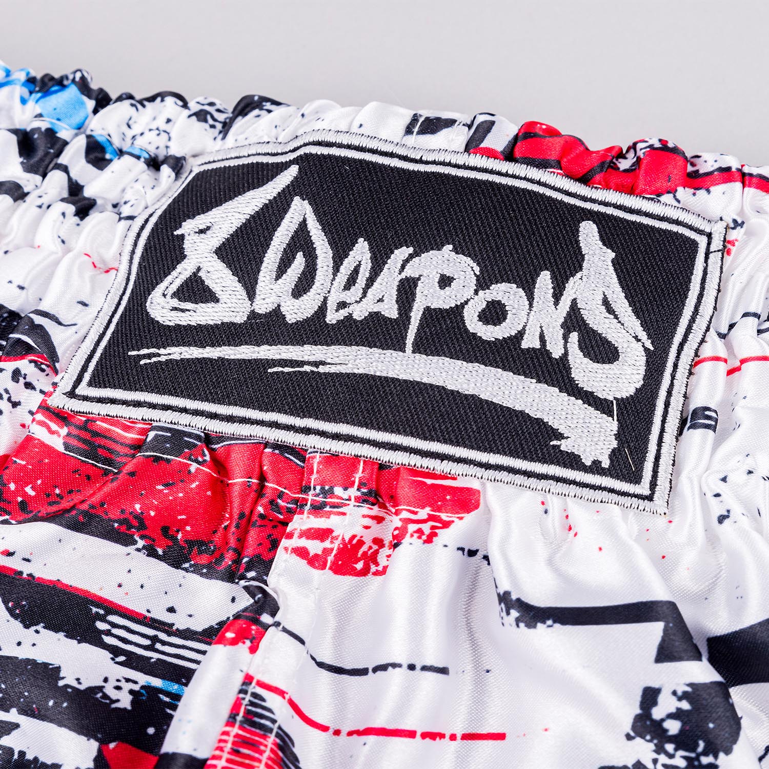8 WEAPONS Muay Thai Shorts, Cut like a Blade 2.0, white, XXL