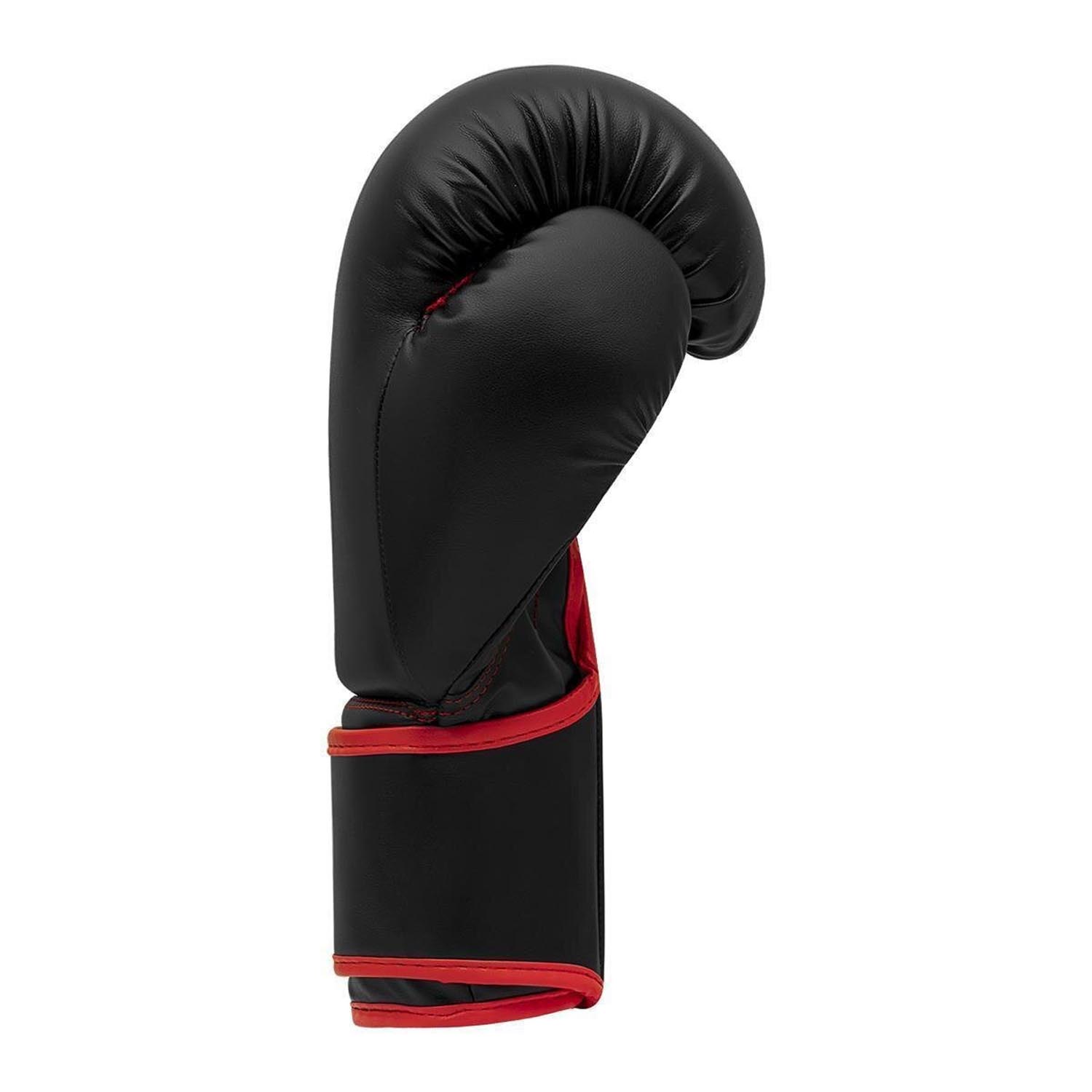 adidas Boxing Gloves, Hybrid, 80, black-red, 16 Oz