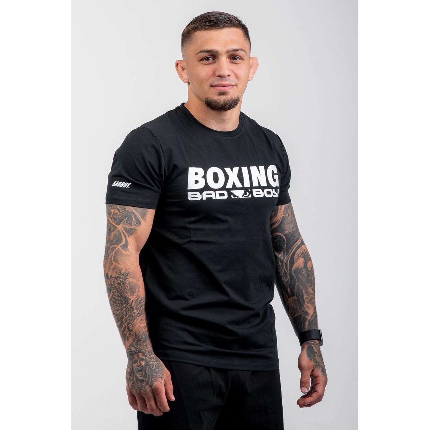 Bad Boy T-Shirt, Boxing, black-white