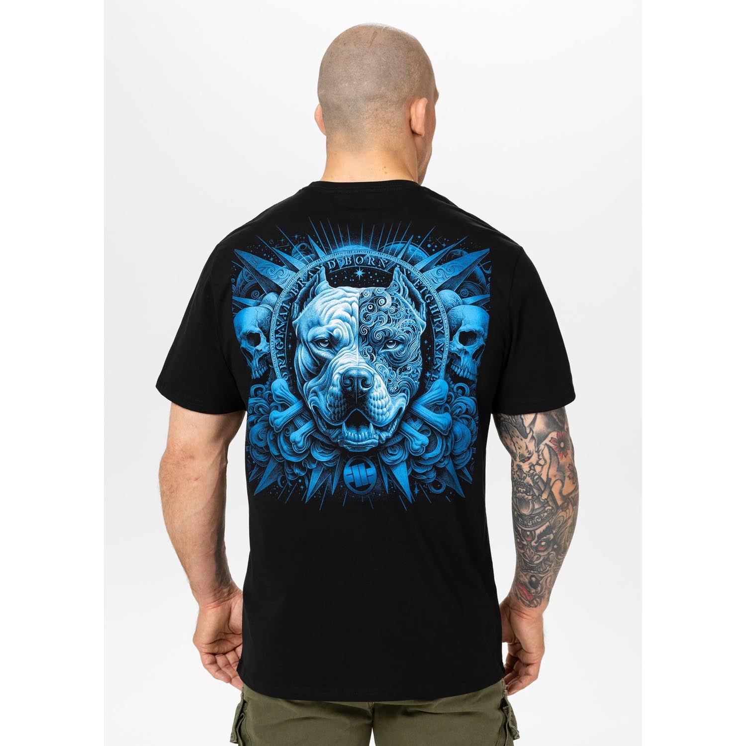Pit Bull West Coast T-Shirt, World, black-blue, XXXL