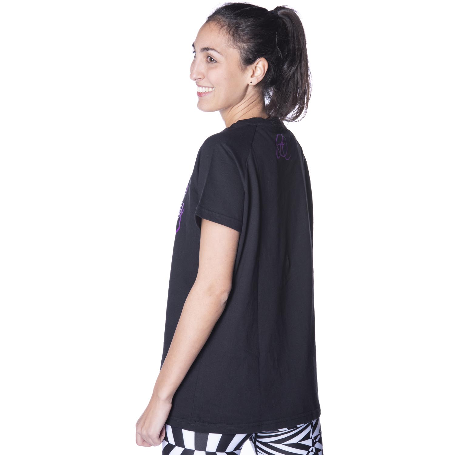 Anarchy Apparel T-Shirt, Raglan Corpus, black -purple, XS