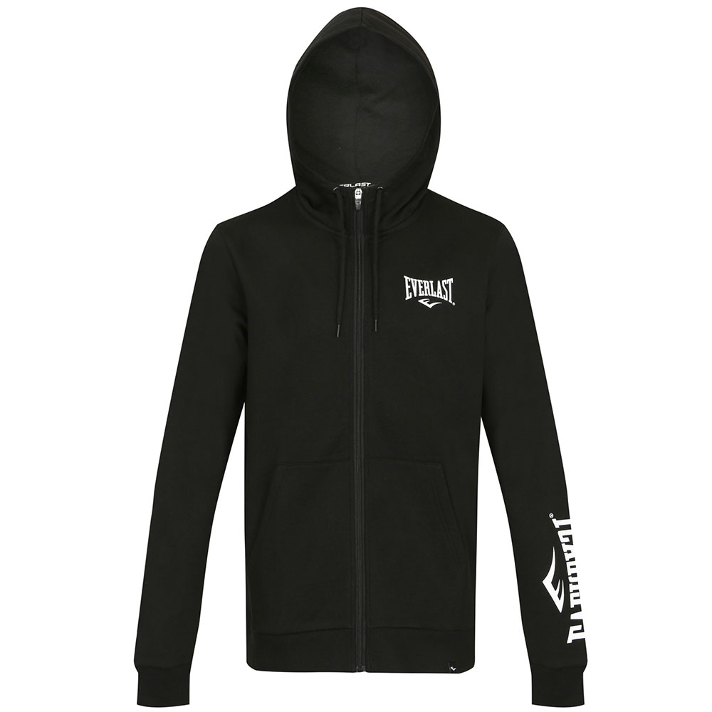 Everlast Hoody, Zip, Sulphur, schwarz, XXL