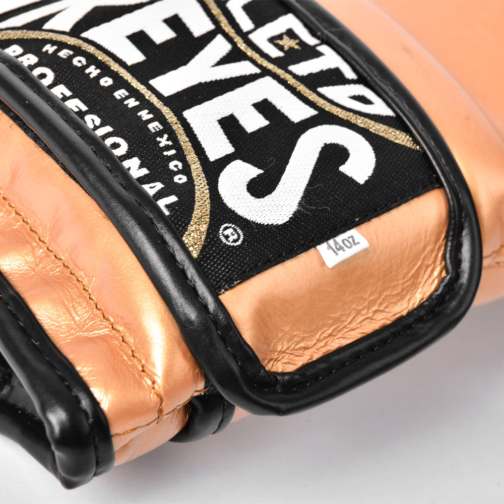 Cleto Reyes Boxhandschuhe, Klett Sparring, gold, 14 Oz
