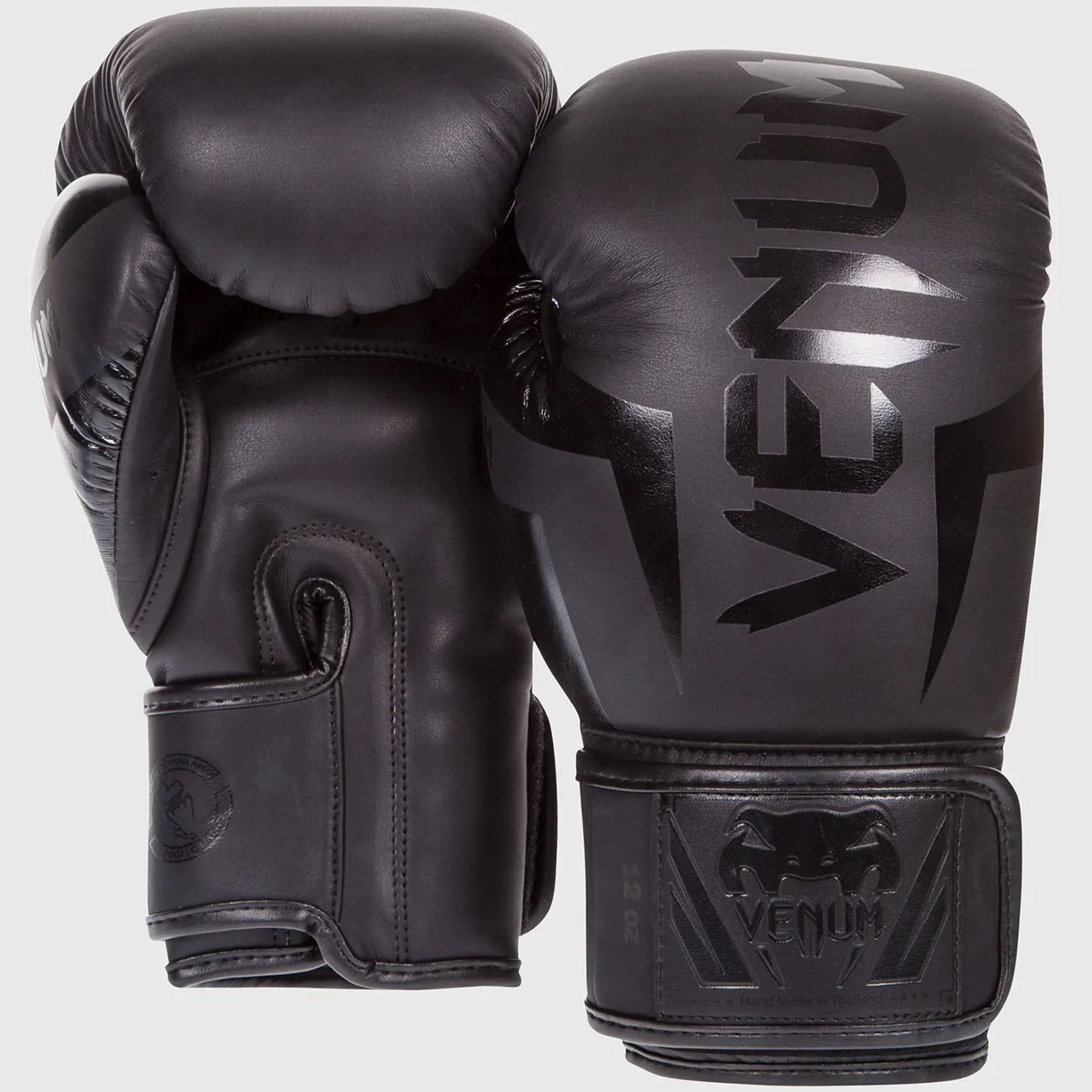 VENUM Boxing Gloves, Elite, black-matt, 16 Oz