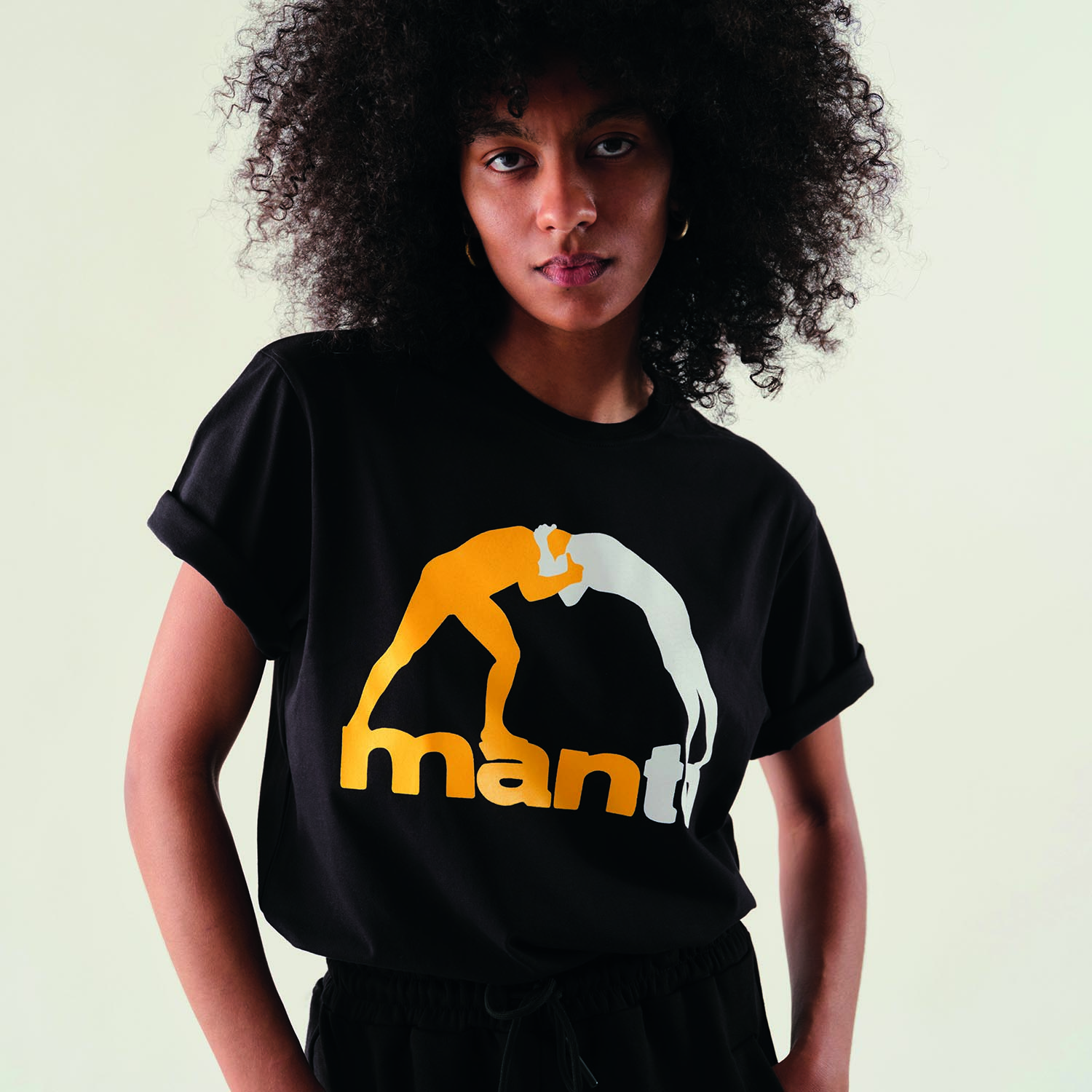 MANTO T-Shirt, Logo, black, XL