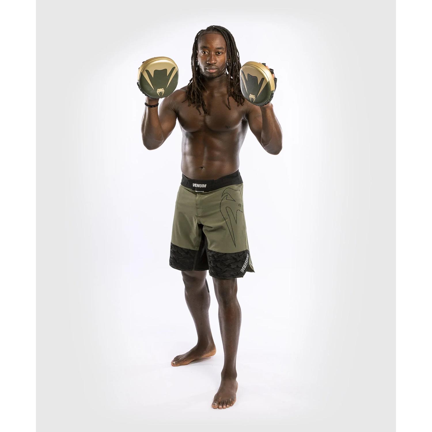 VENUM Focus Mitts, Mini, khaki-gold