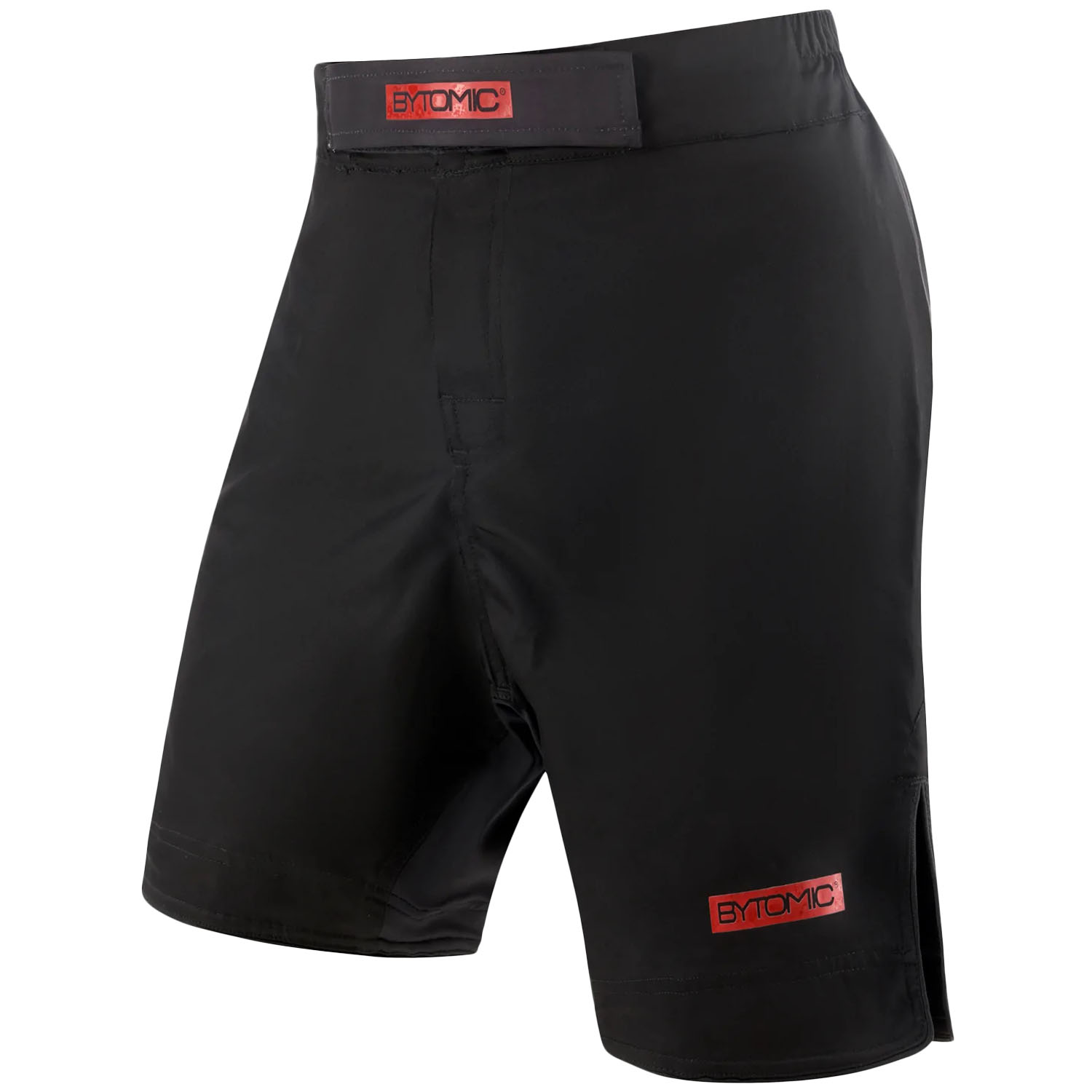Bytomic MMA Fight Shorts, red Label, black