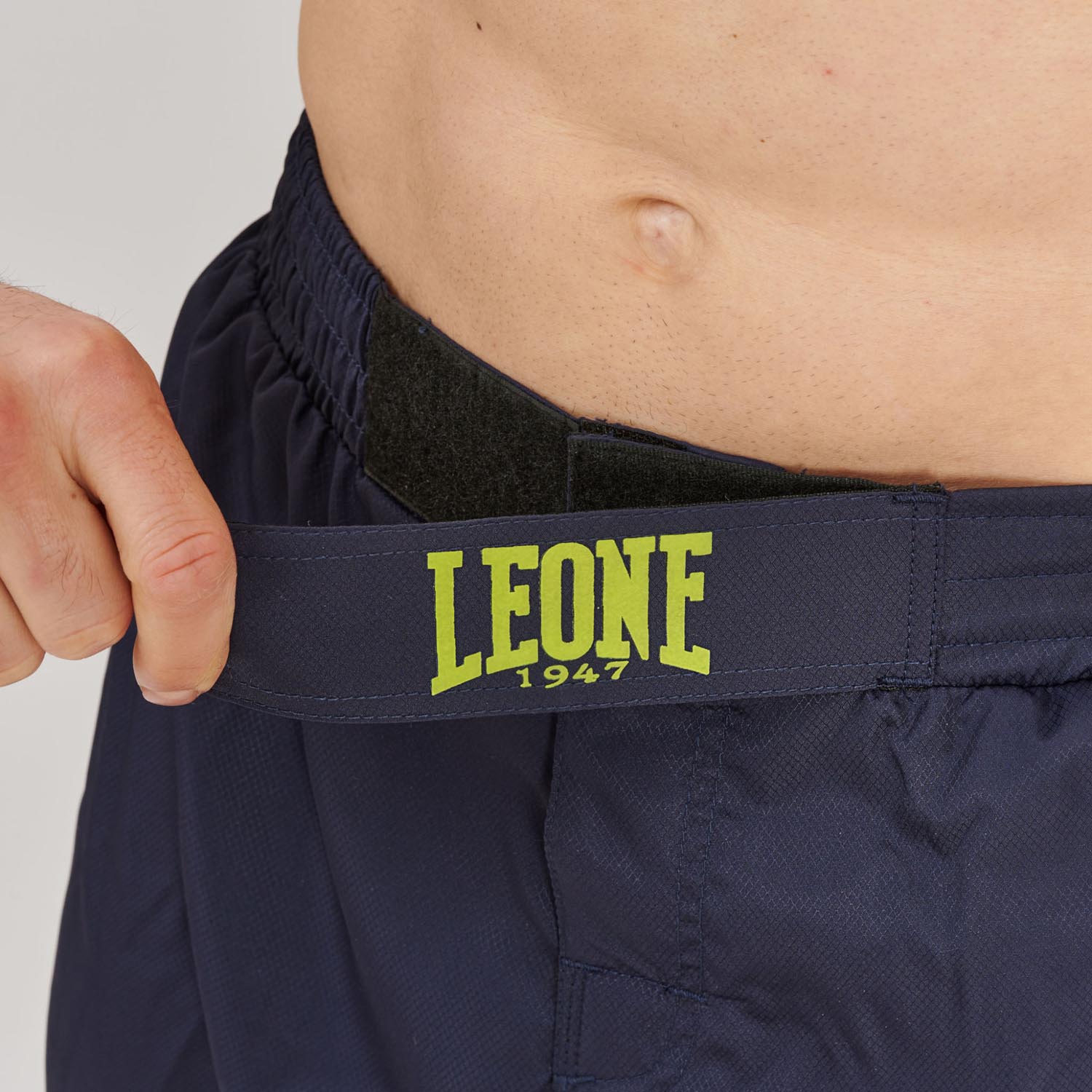 LEONE MMA Fight Shorts, Logo Wacs, AB952, navy, S