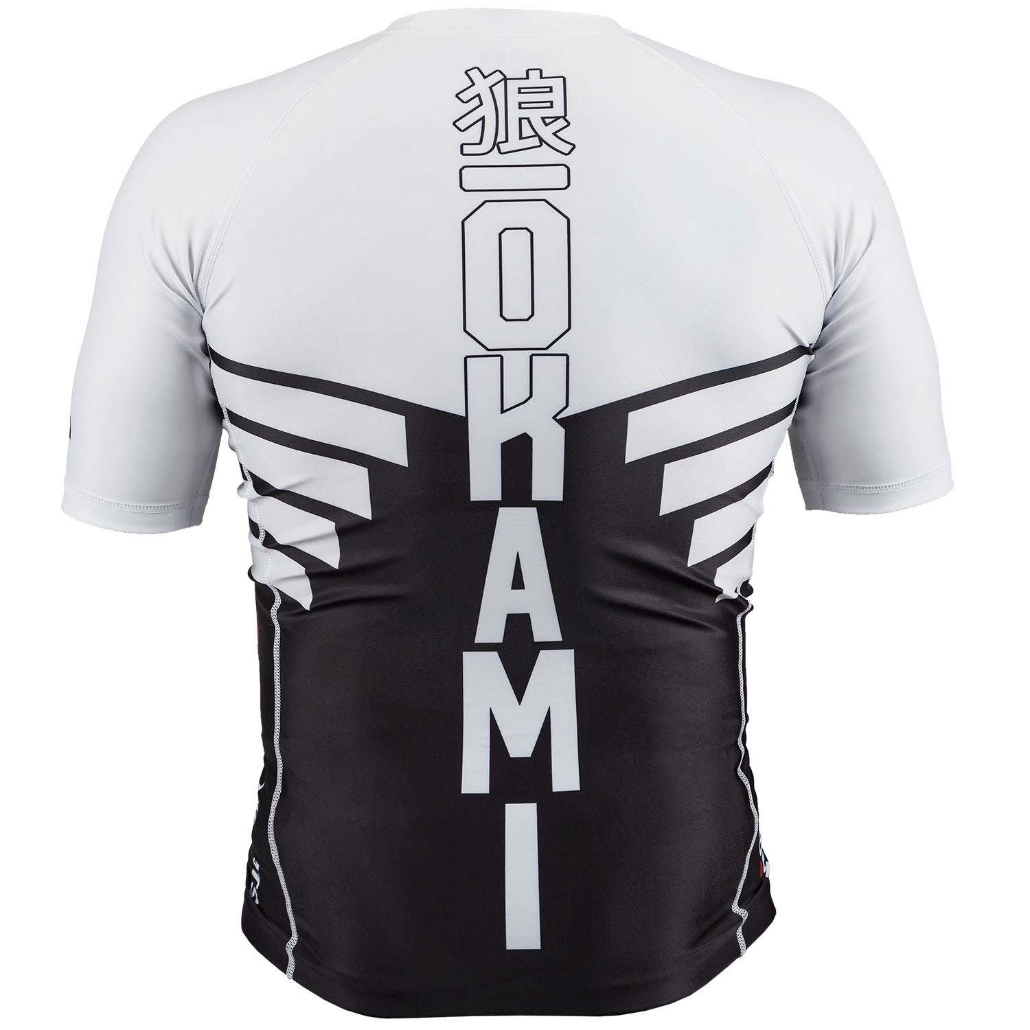 OKAMI Rashguard, S/S, Competition Team, weiß, L