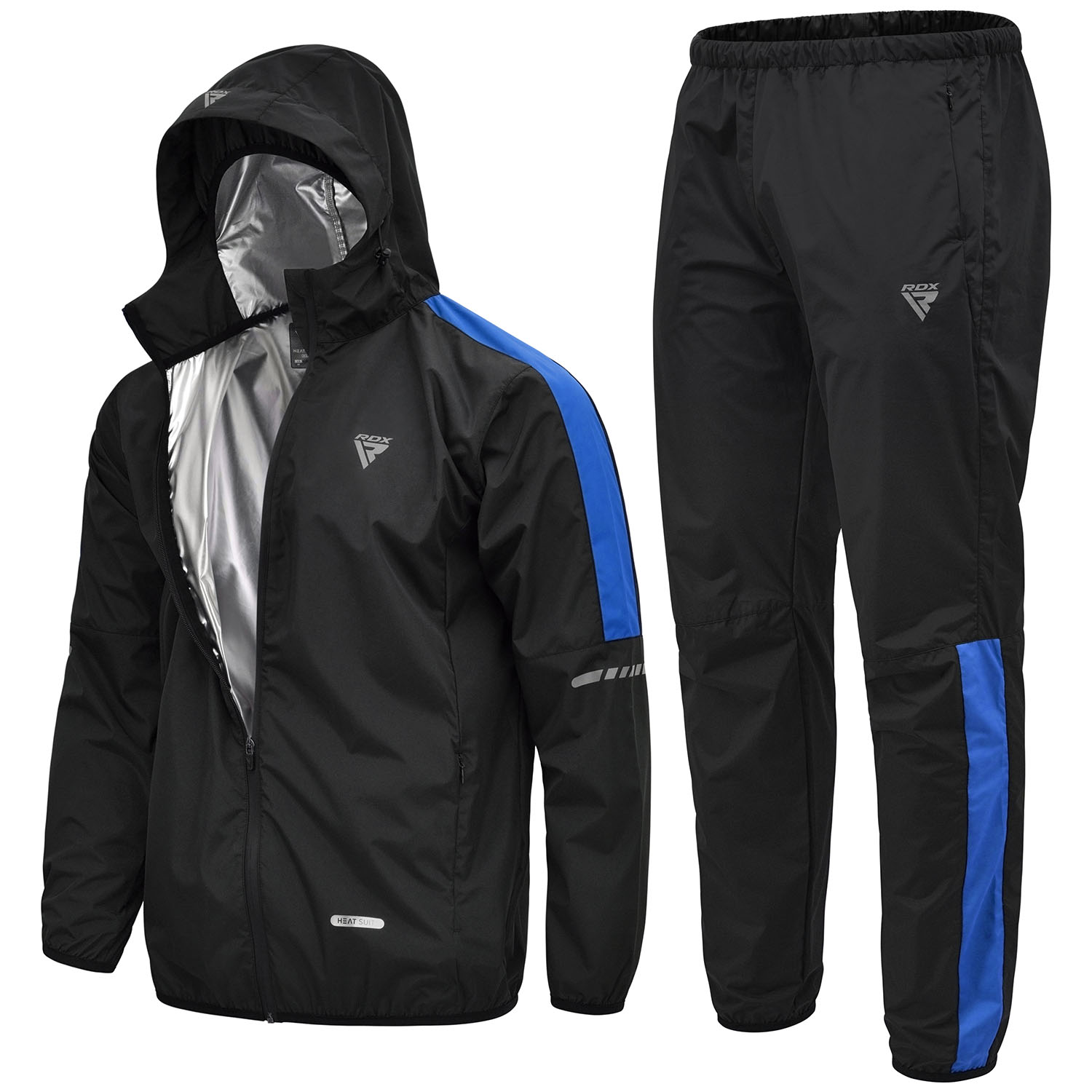 RDX Schwitzanzug, H1, schwarz-blau, S