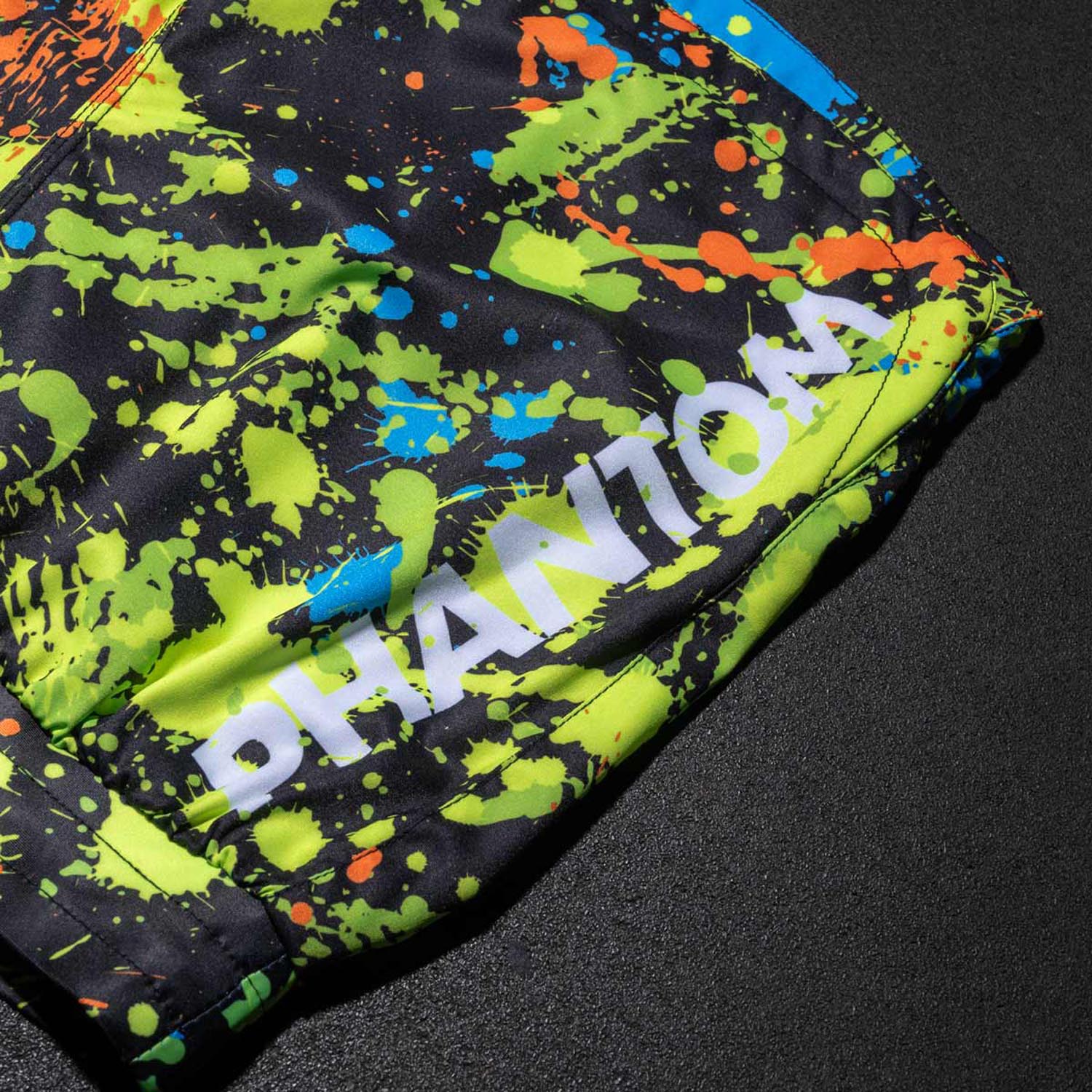 Phantom Athletics MMA Fight Shorts, Fusion Splatter, black-neon, S