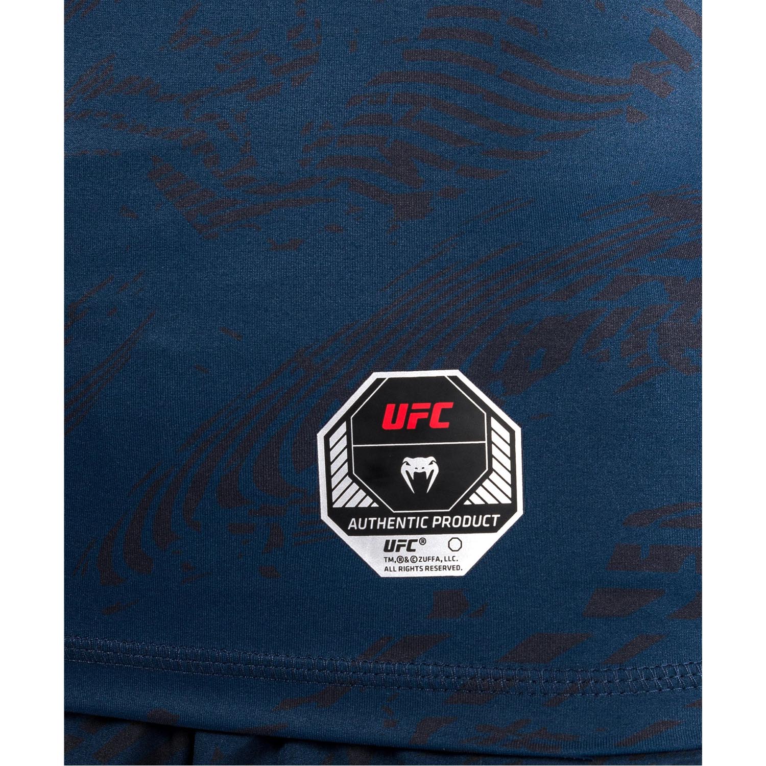 VENUM Rashguard, S/S, Damen, UFC Fusion Fight Week, dunkelblau, XL