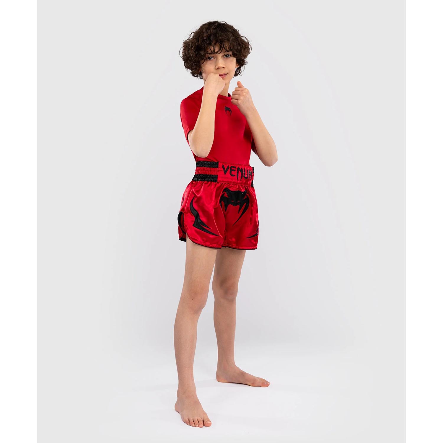 VENUM Muay Thai Shorts, Kids, Inferno, red, 14 J