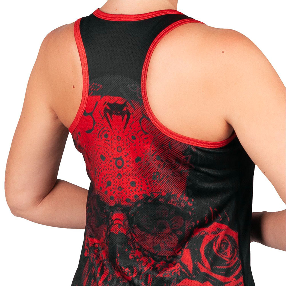 VENUM Tank Top, Damen, Santa Muerte, schwarz-rot, XS
