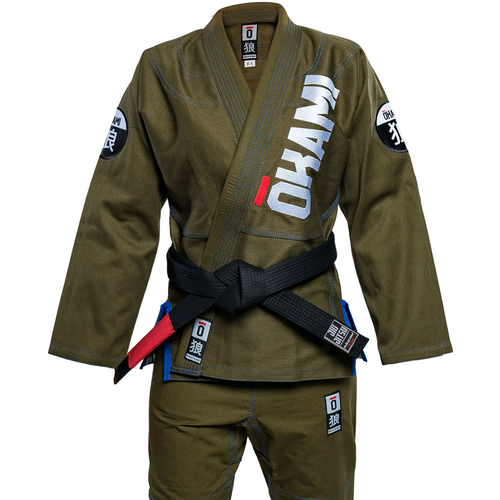 OKAMI BJJ GI, Damen, Competition Training 2, olive, F0