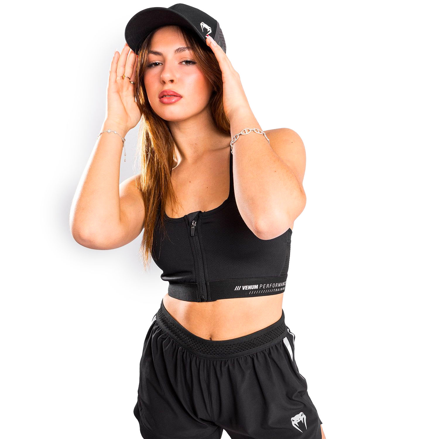 VENUM Sports Bra, Damen, Tempest 2.0, schwarz-grau, XS