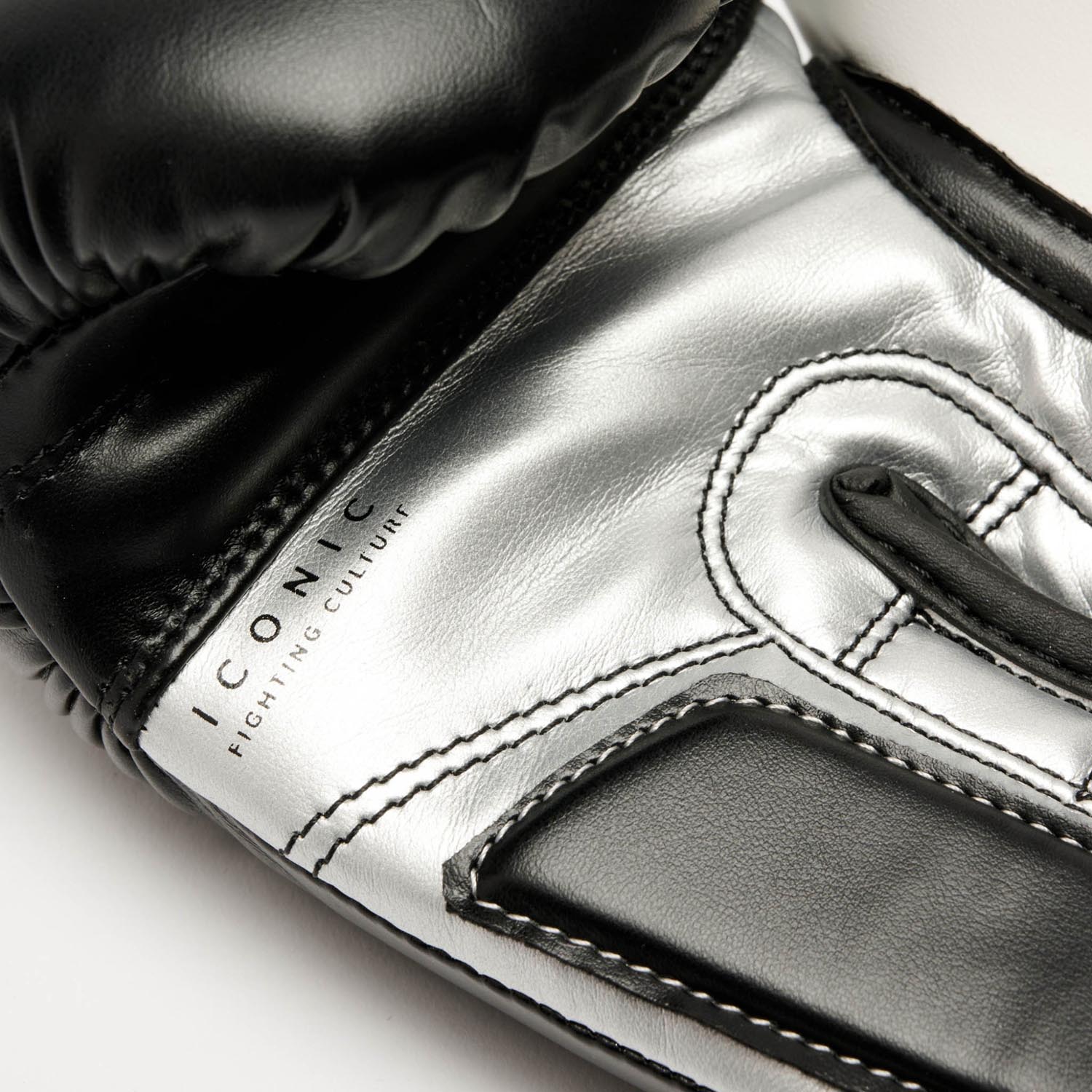 LEONE Boxing Gloves, Iconic GN408J, black, 6 Oz