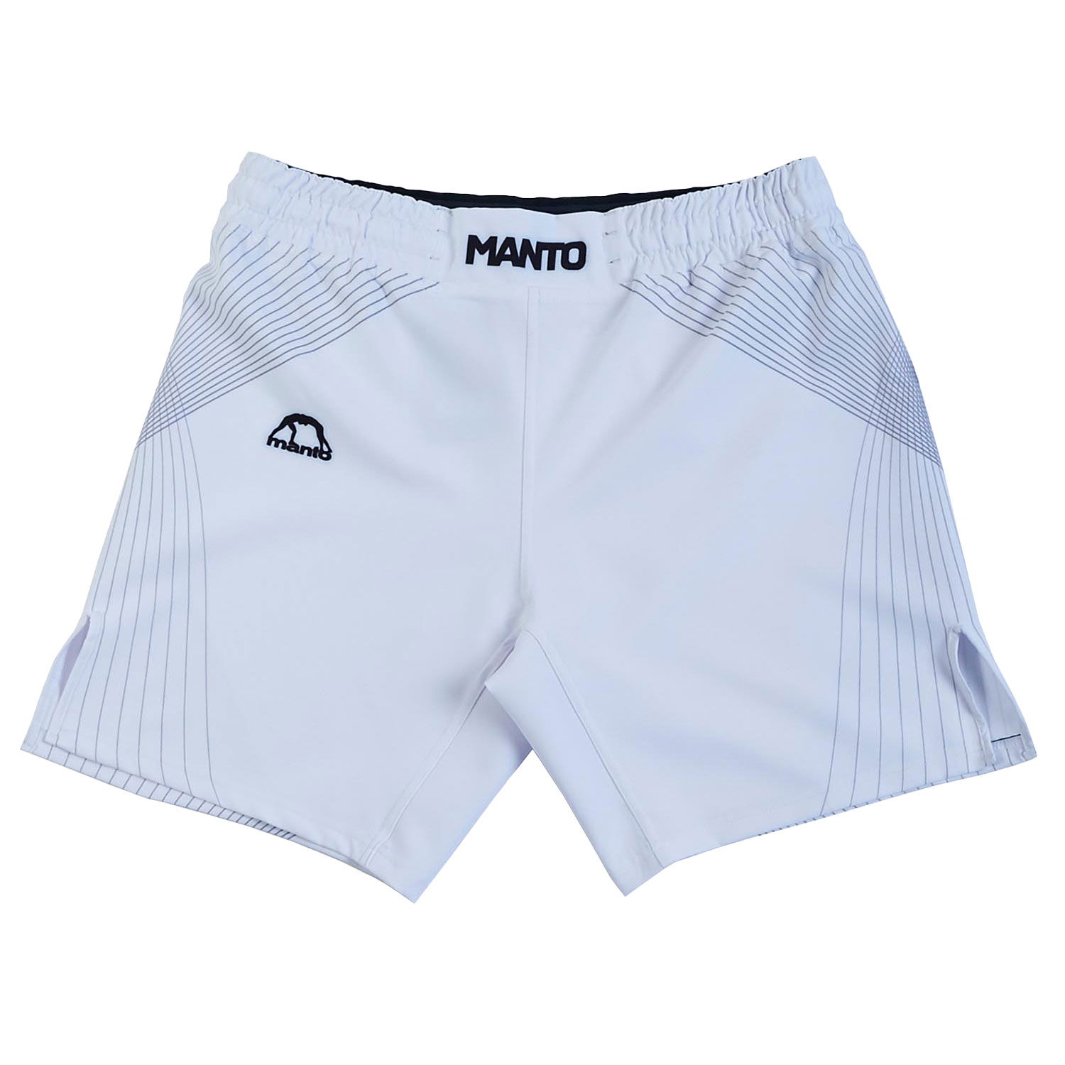 MANTO MMA Fight Shorts, Flow, white, XXL