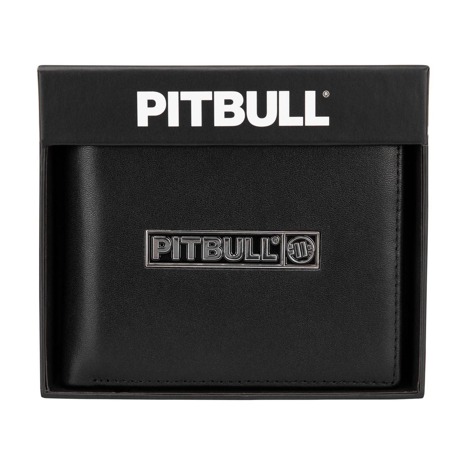 Pit Bull West Coast Portemonnaie, Brant, Leder, schwarz