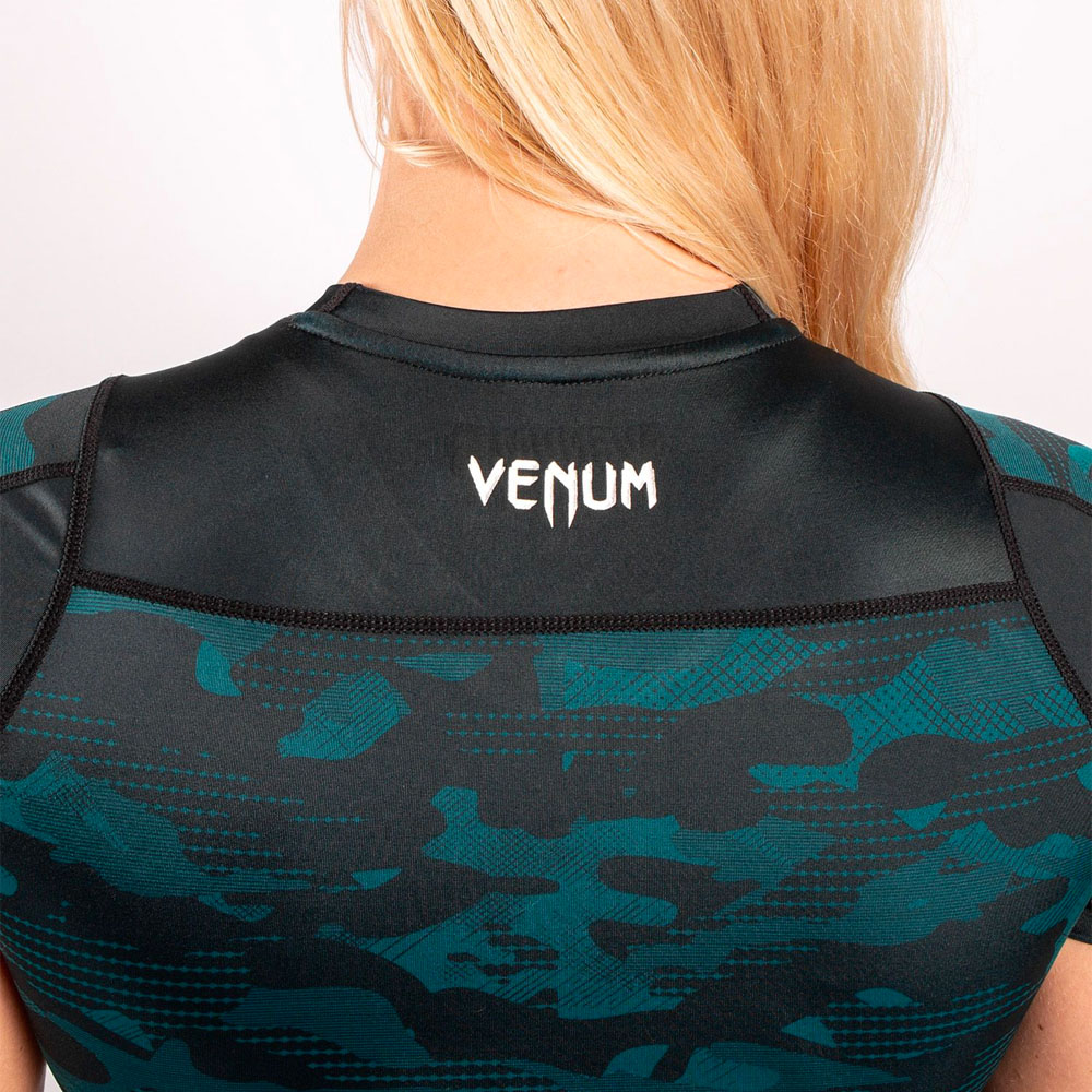 VENUM Rashguard, S/S, Damen, Defender, schw-grün, XS